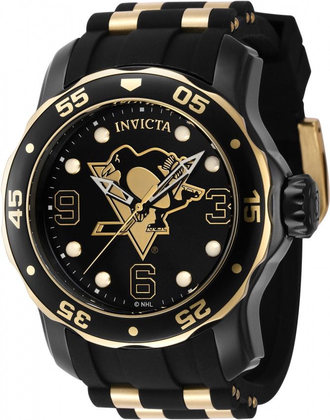 Invicta × NHL NHL Pittsburgh Penguins Quartz Men's Watch Size ONE SIZE - 1 Thumbnail