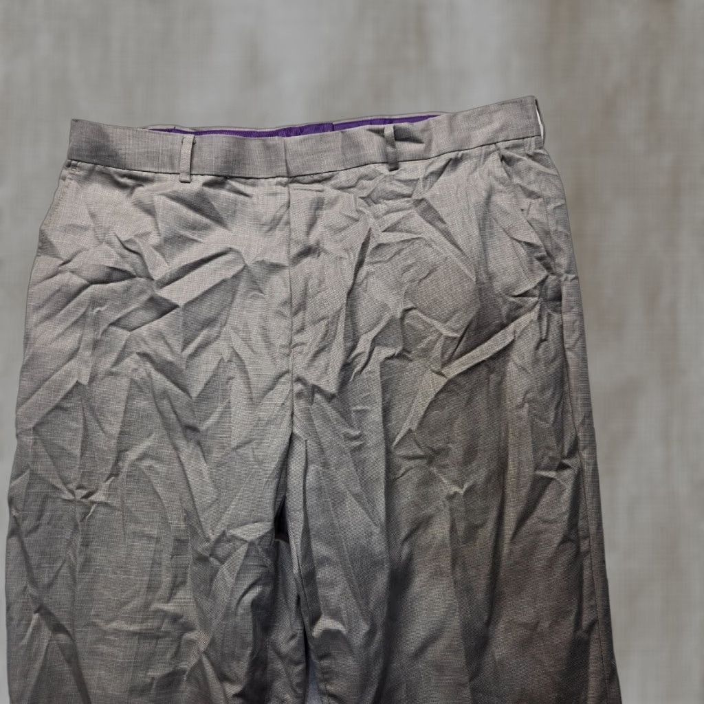 Vintage Vinci Dress Pants Beige Rayon Business Casual Pockets 38x30 Adult Men's Beige Pockets Dress Pants 38 Mens Size US 38 / EU 54 - 1 Thumbnail