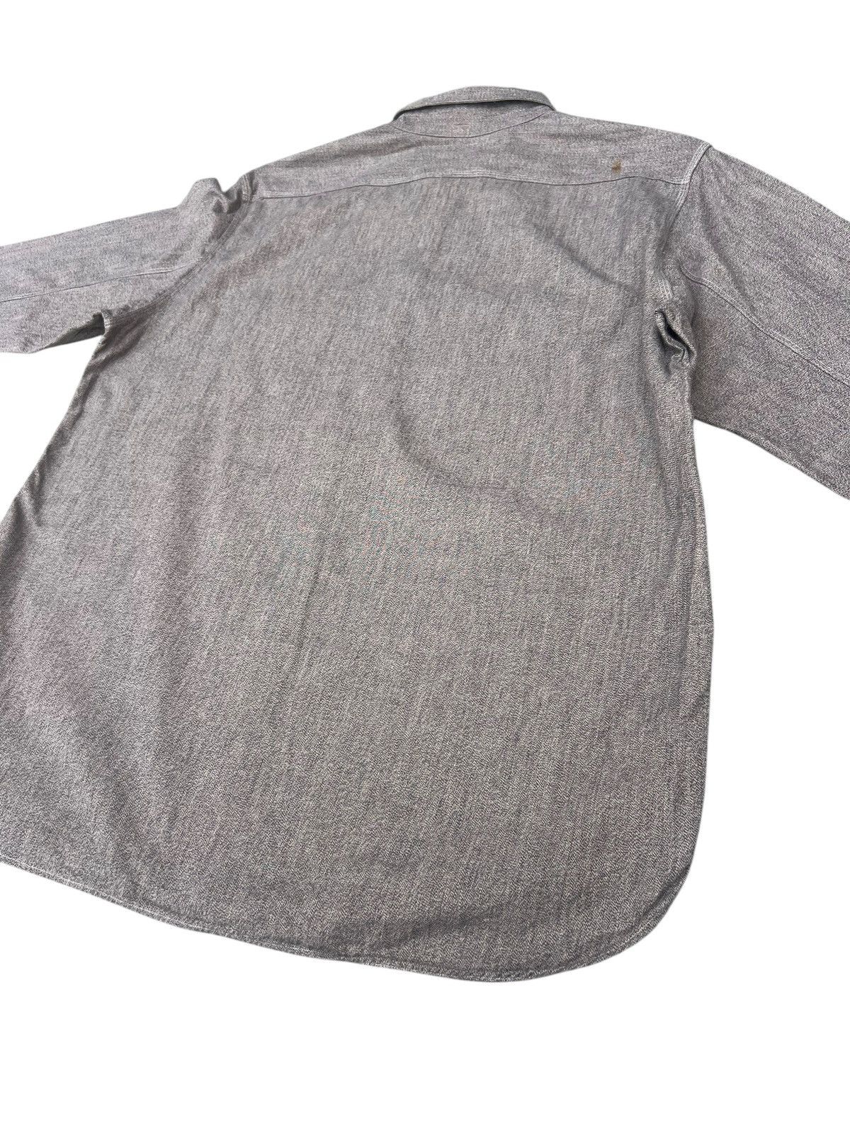 Freewheelers Super Big-Cat Workers Japan Salt & Pepper Work Shirt Size US L / EU 52-54 / 3 - 24 Thumbnail