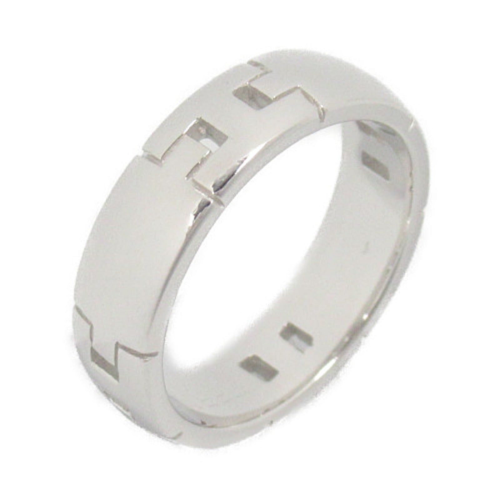 Hermes Hercules Ring K18Wg (White Gold) Silver