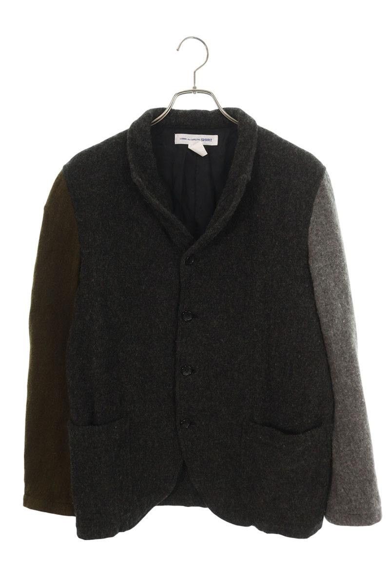 Comme des Garcons Comme des Garcons Wool Jacket Gray Size M Size US M / EU 48-50 / 2 - 1 Thumbnail