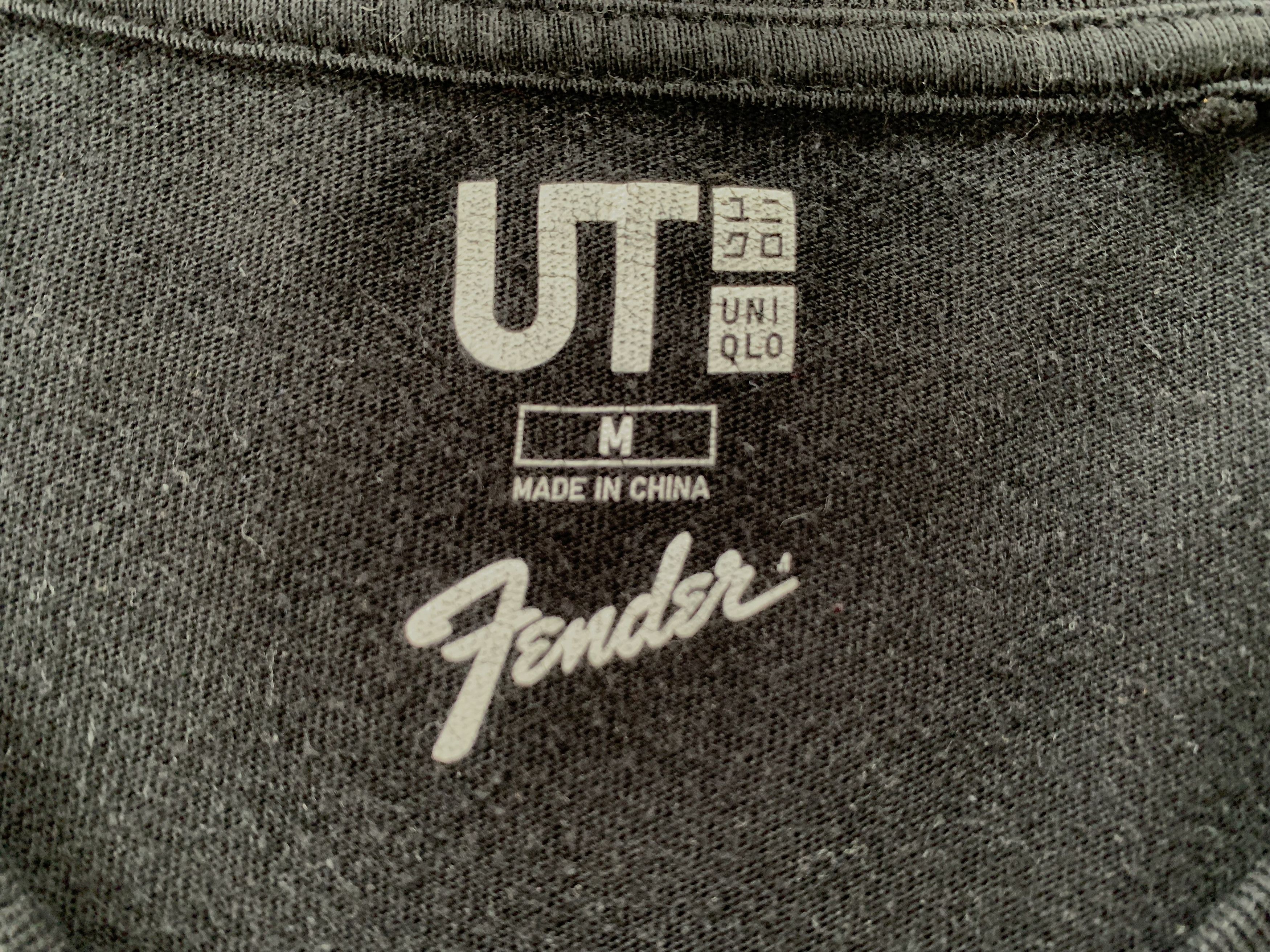 Fender × Japanese Brand × Uniqlo Uniqlo Fender Electric Guitars Cotton Printed T-Shirt Size US M / EU 48-50 / 2 - 5 Thumbnail