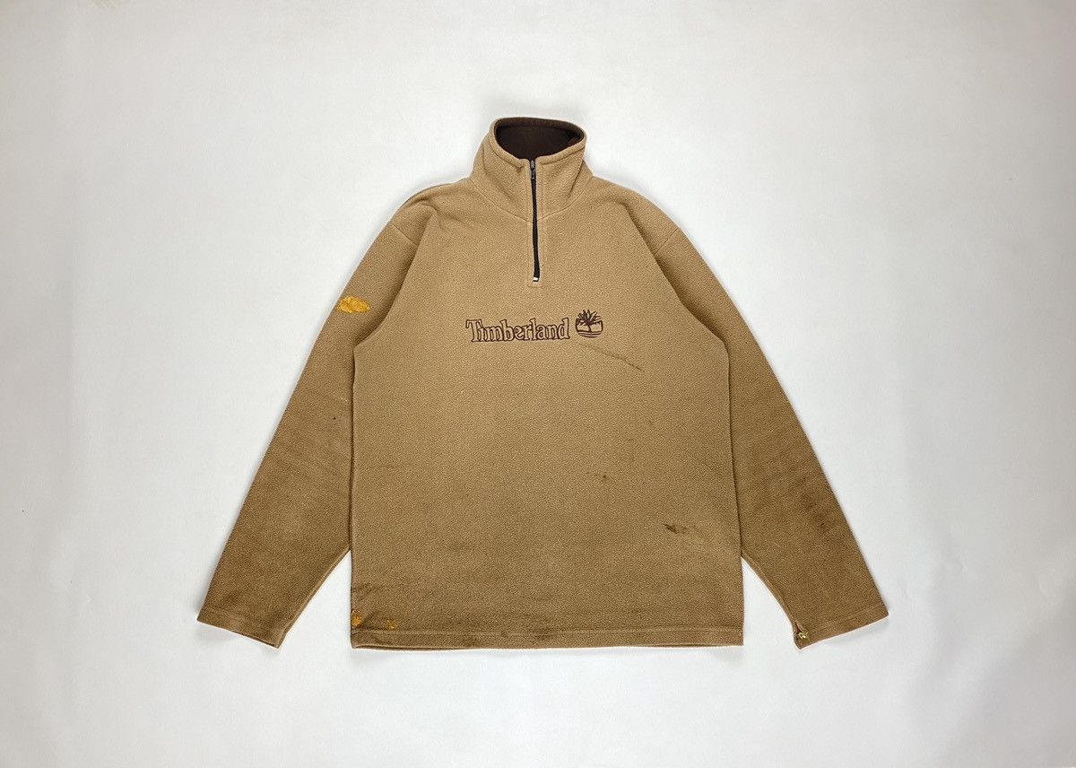 Timberland Timberland Fleece Jacket Trashed Big Embroidered Big Logo Size US L / EU 52-54 / 3 - 1 Thumbnail