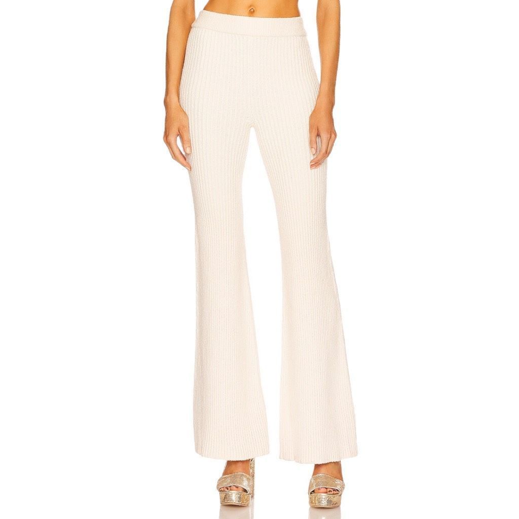 Other House of Harlow 1960 Akari Wide Leg Pant in Ivory Size 27" / US 4 / IT 40 - 2 Thumbnail
