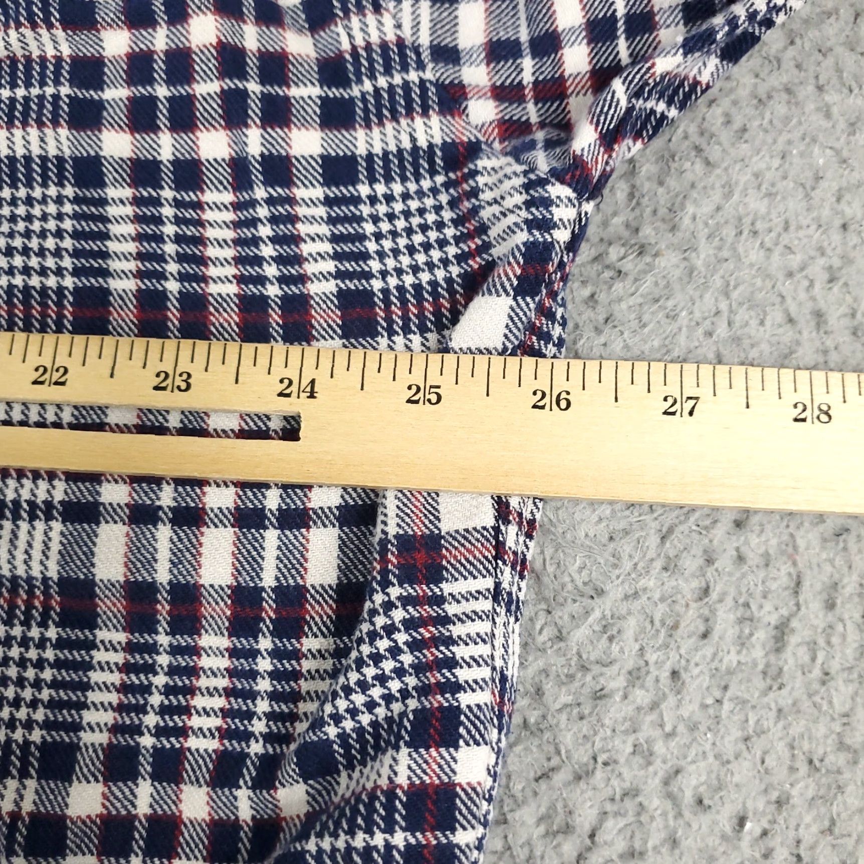 Tommy Hilfiger Tommy Hilfiger Shirt Mens XL Red Blue Plaid Button-Up Long Sleeve Casual Classic Preppy American Size US XL / EU 56 / 4 - 5 Thumbnail