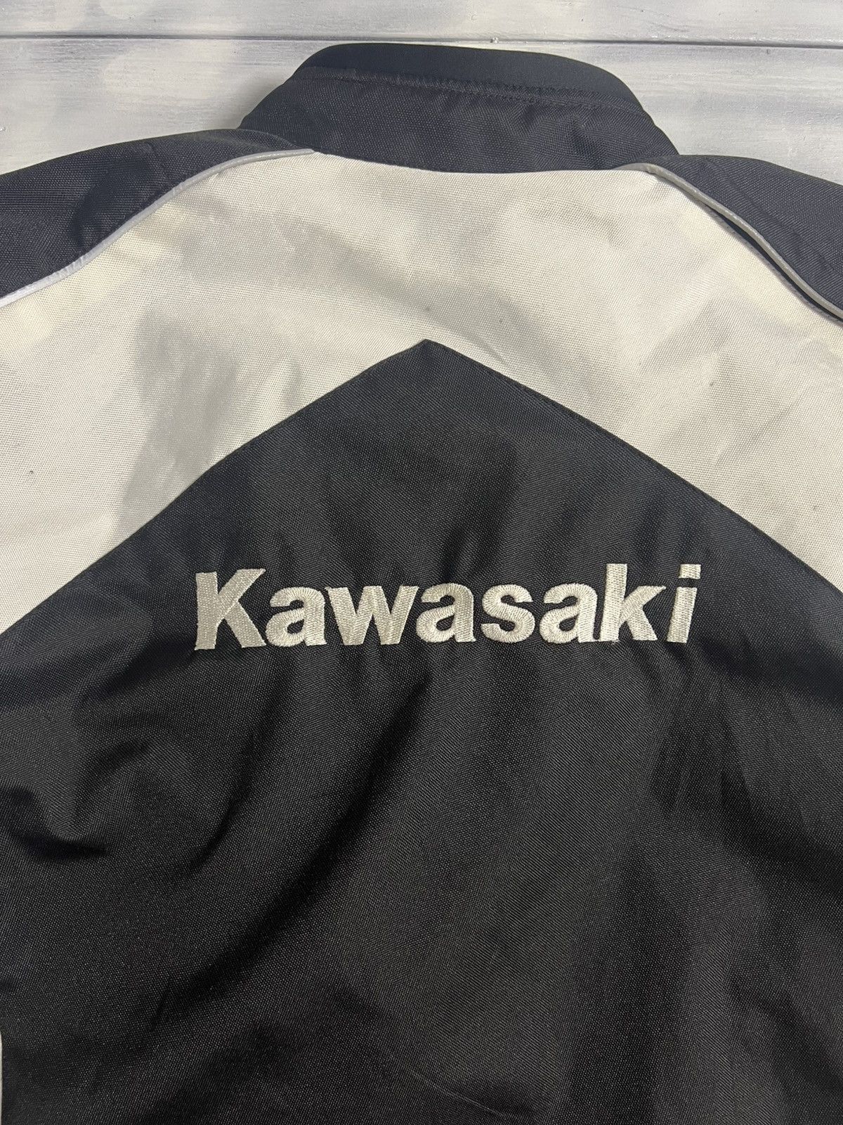 Vintage Rare Vintage Moto Racing Jacket Kawasaki Team Moto Bike Size US XL / EU 56 / 4 - 11 Thumbnail