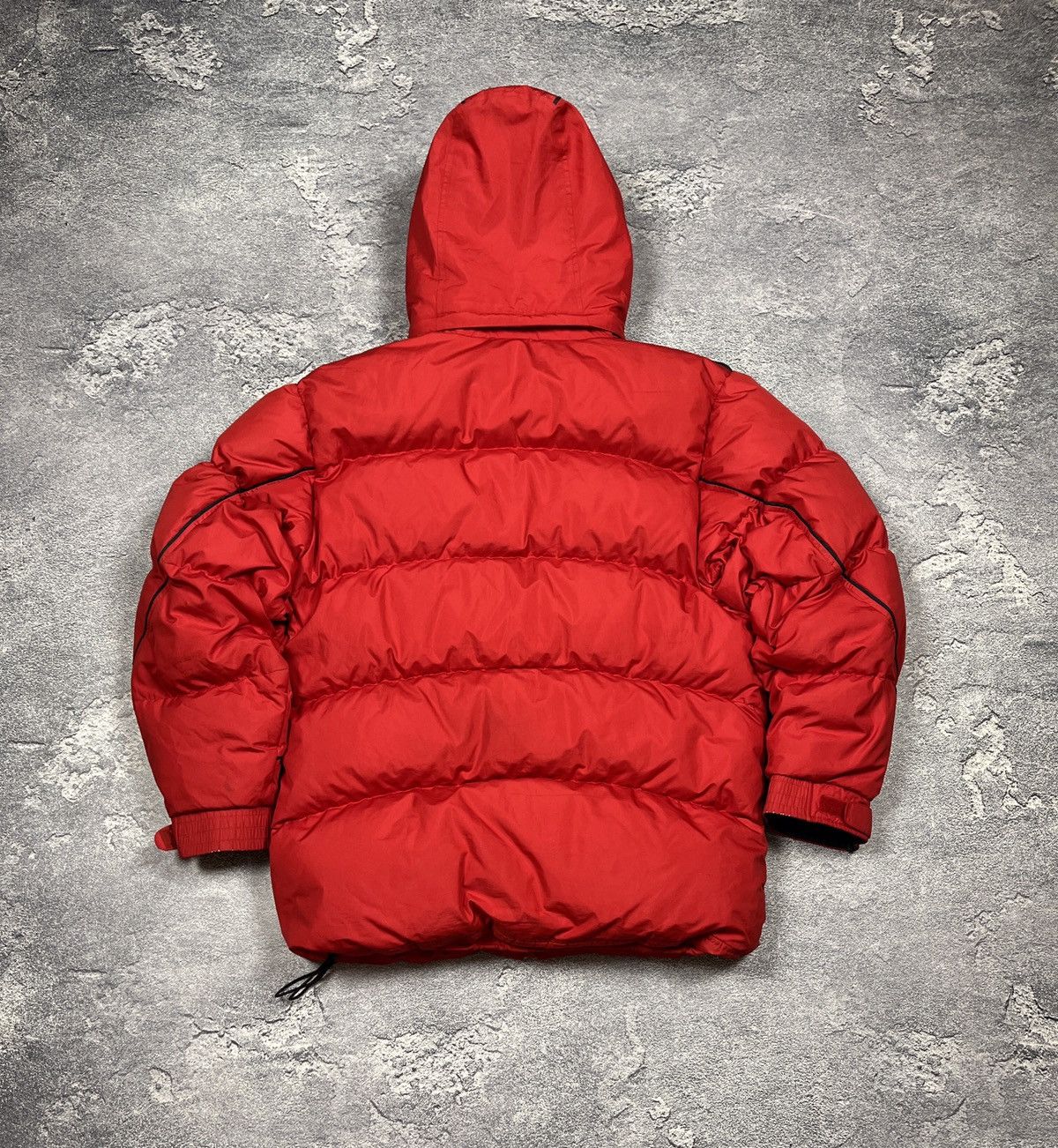 Nike × Vintage 00s Vintage Nike Mini Swoosh Y2K Duck Down Puffer Jacket Size US M / EU 48-50 / 2 - 5 Thumbnail