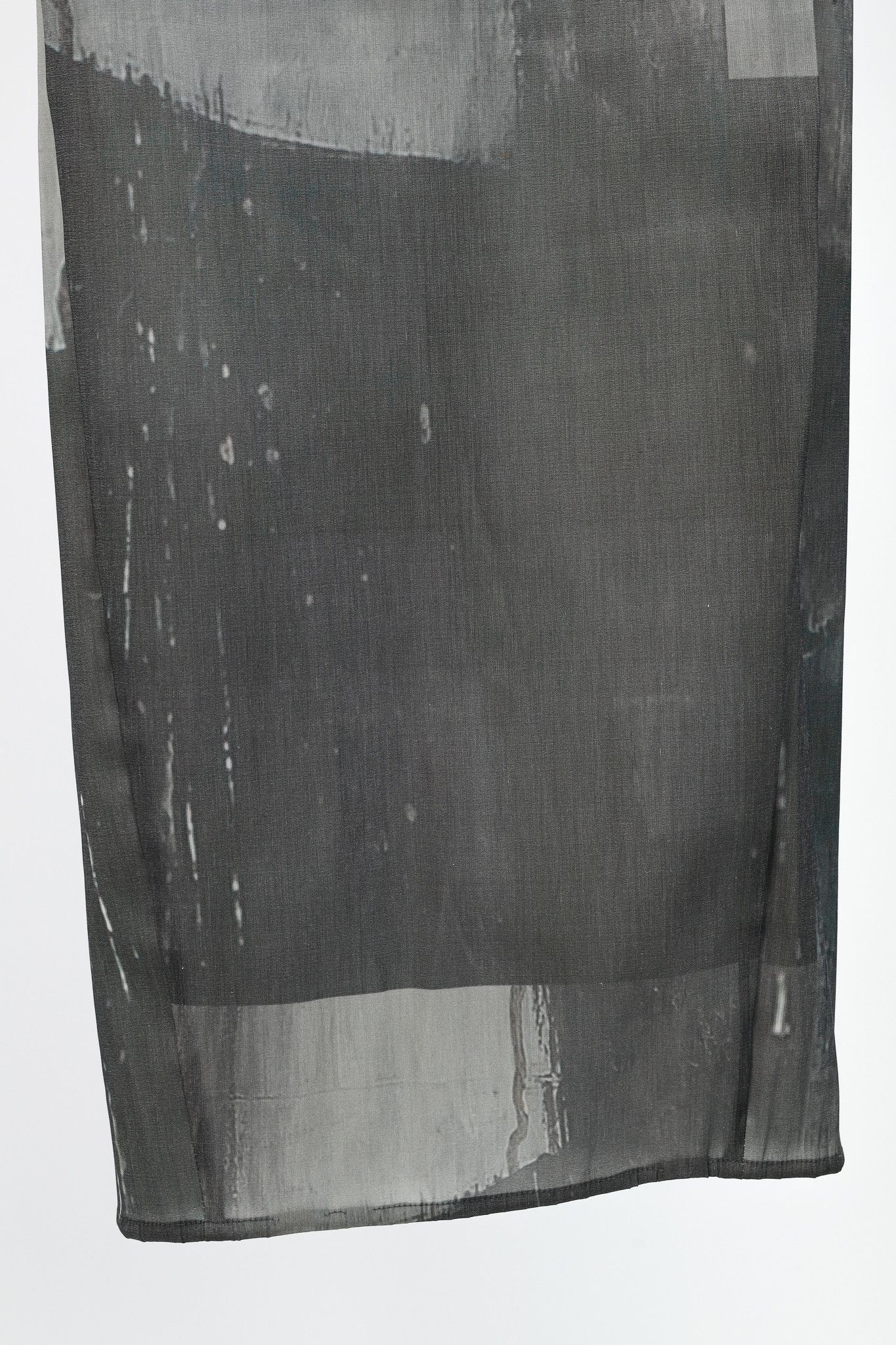 Annette Gortz SS/15 Dial Grey Graphic-Print Midi Dress