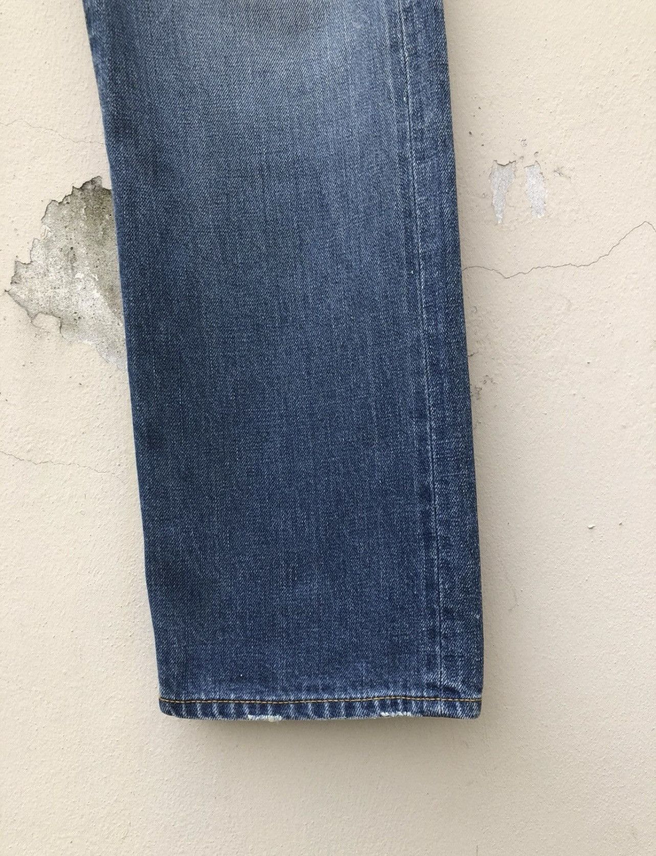 YAECA YEACA Japan Faded Blue Denim Selvedge Jeans Size US 30 / EU 46 - 12 Thumbnail