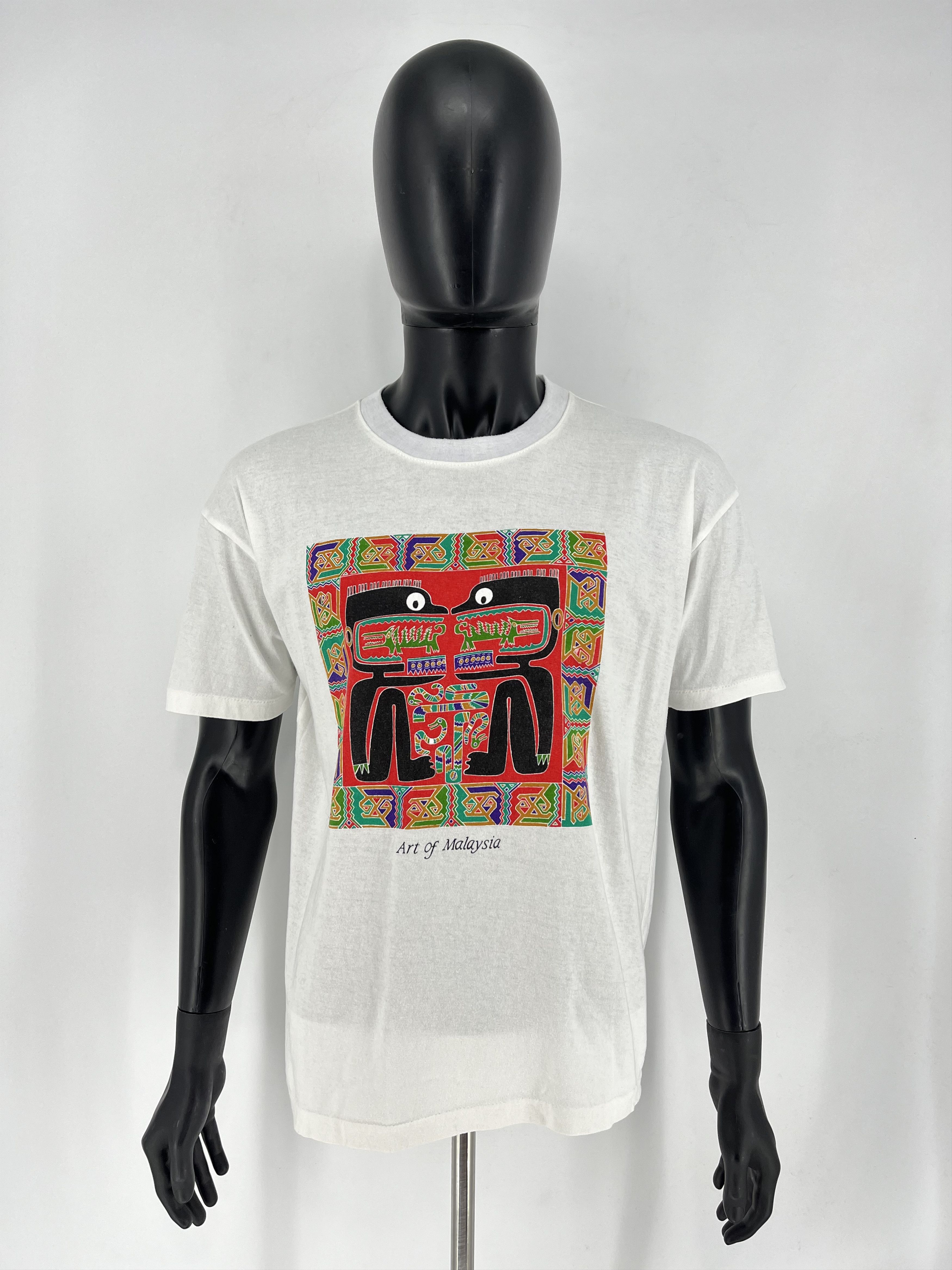 Other Vintage 90s Aboriginal Art Malaysia Animals t-shirt Size US L / EU 52-54 / 3 - 2 Thumbnail