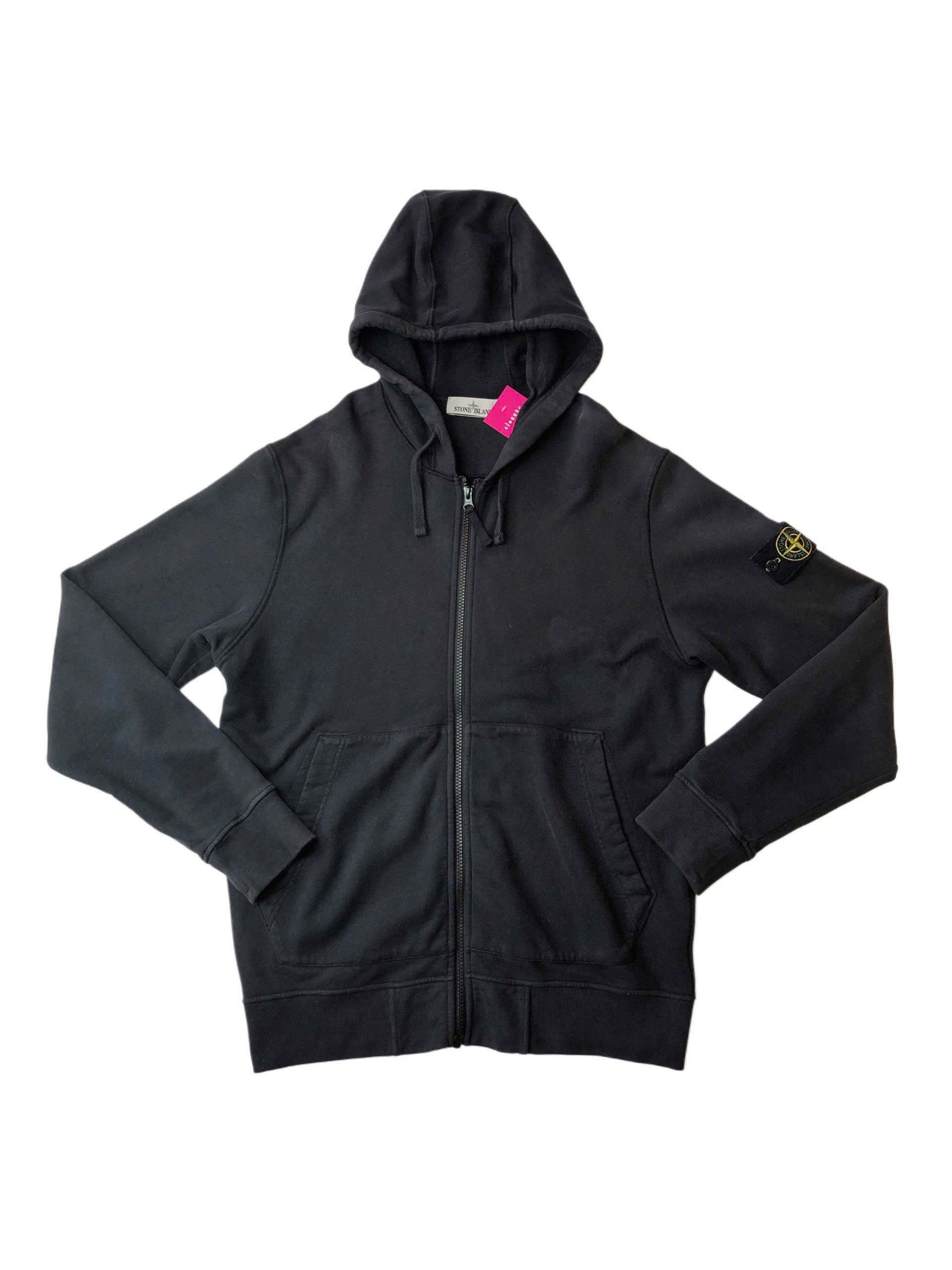 Stone Island Stone Island black zip-up hoodie Size US L / EU 52-54 / 3 - 1 Thumbnail