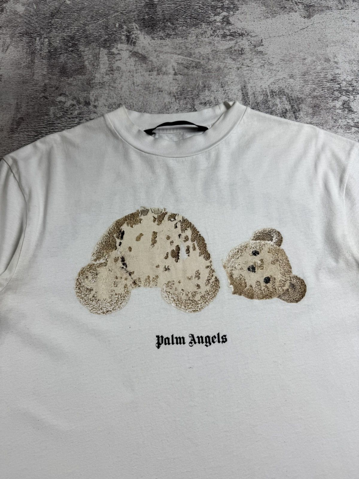 Palm Angels Palm Angles Kill Teddy Bear Print Authentic White Men’s Small T Shirt Tee Jersey Size US S / EU 44-46 / 1 - 7 Thumbnail