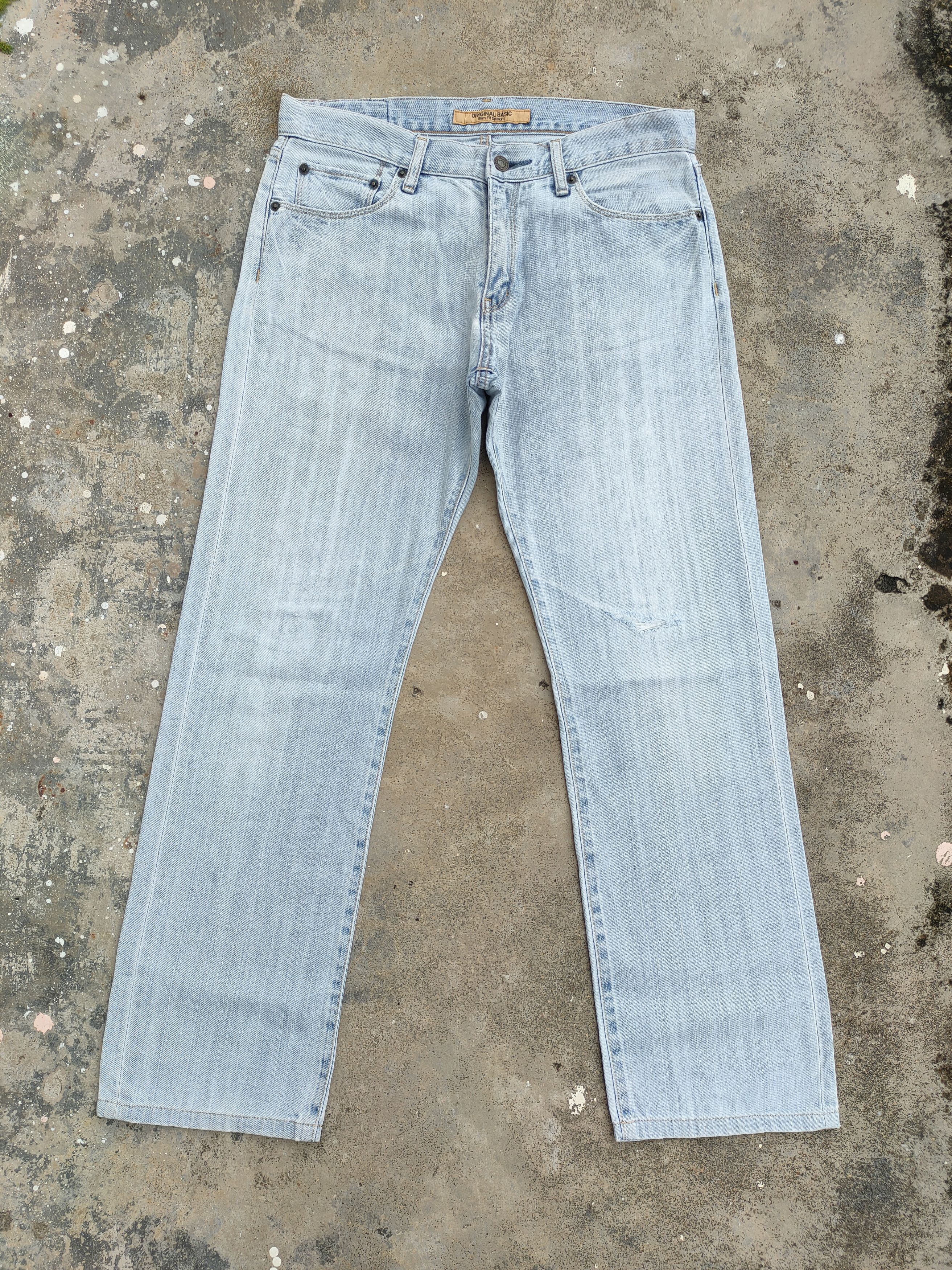 Japanese Brand VINTAGE JAPAN FADED JEANS DENIM JEANS Size US 33 - 1 Thumbnail