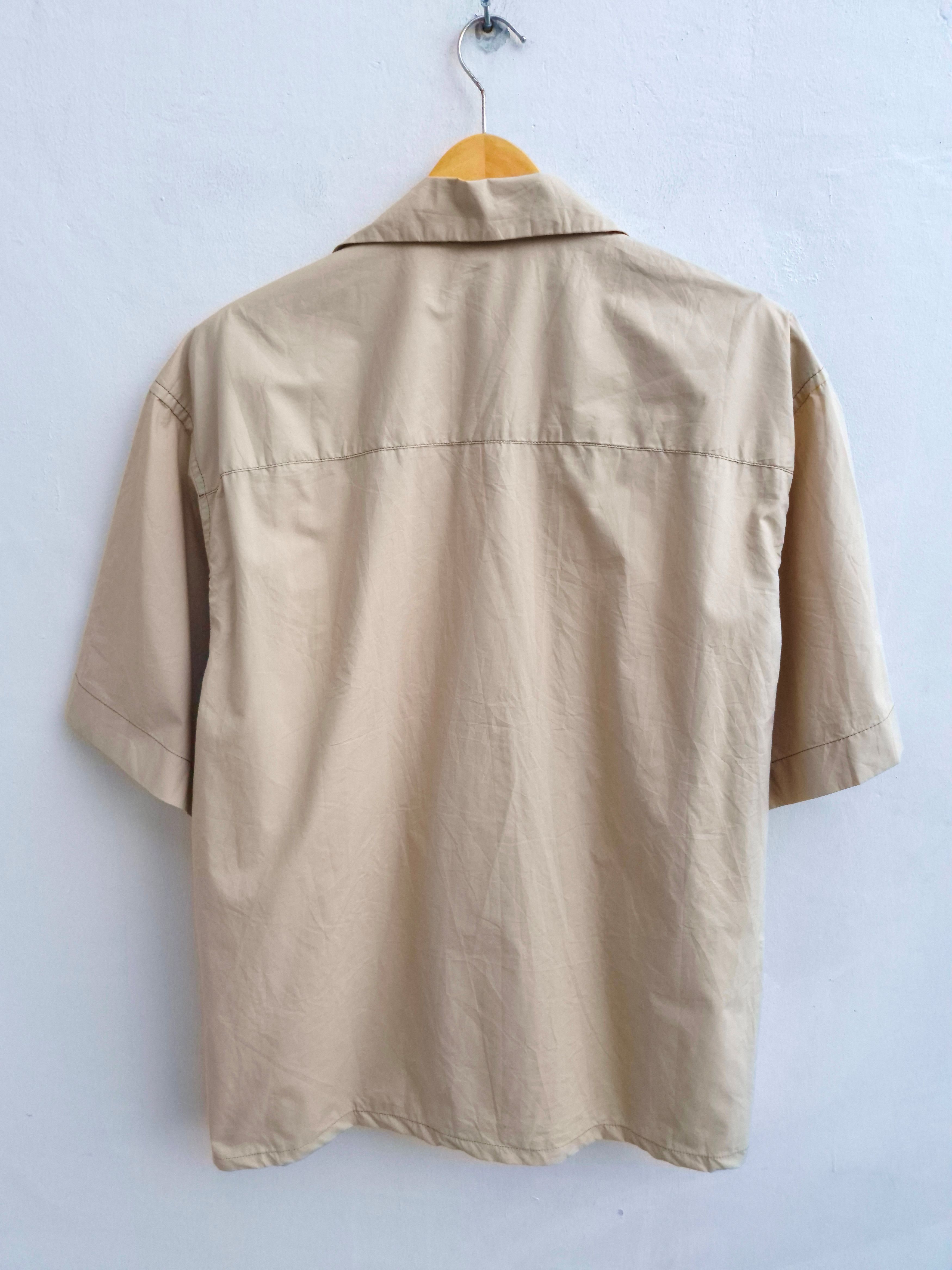 Marni Marni x Uniqlo Beige Oversized Open Collar Shirt Size US M / EU 48-50 / 2 - 3 Thumbnail