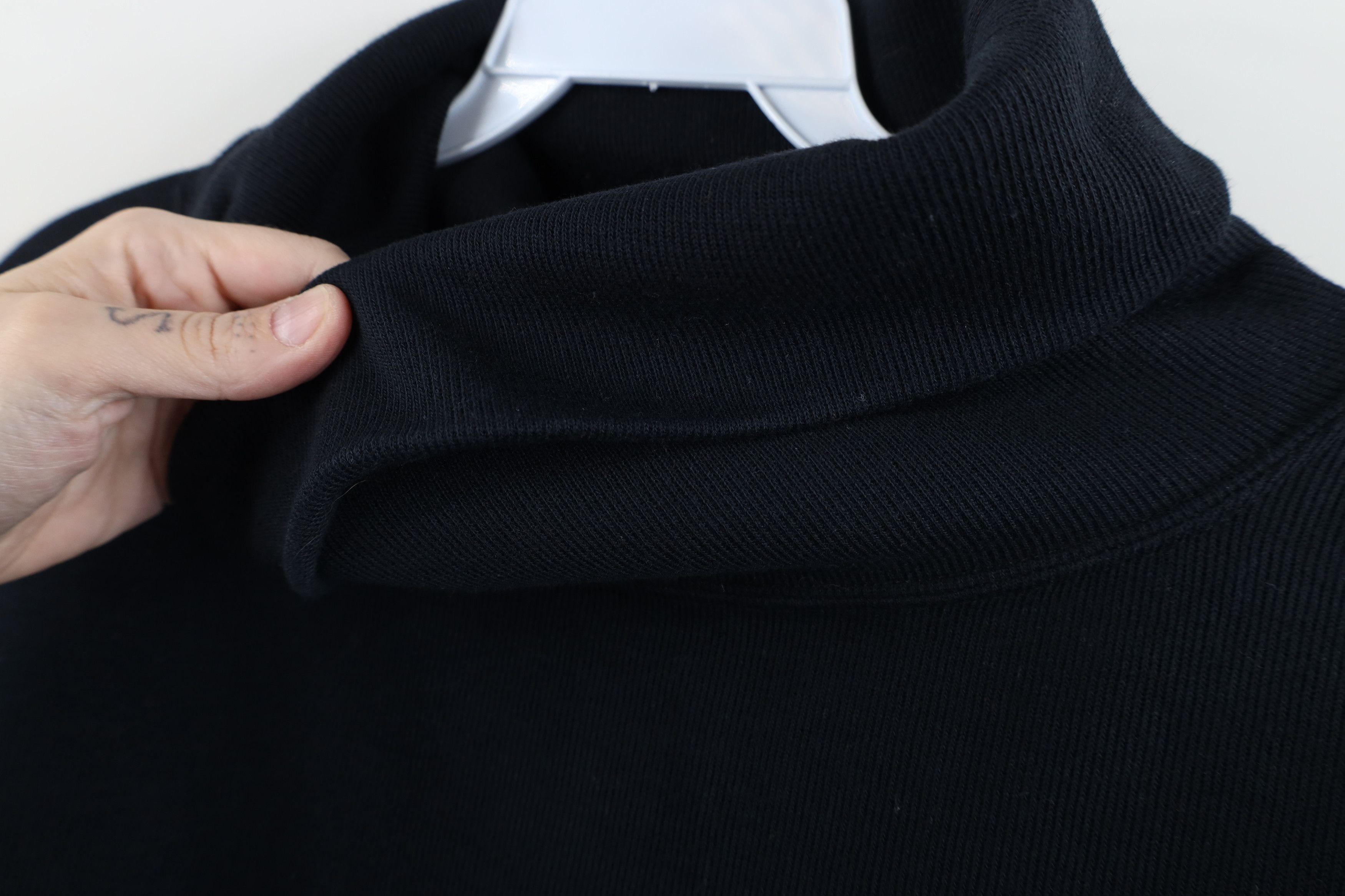 Express × Vintage Vintage 90s Express Thermal Ribbed Knit Turtleneck T-Shirt Size M / US 6-8 / IT 42-44 - 7 Thumbnail