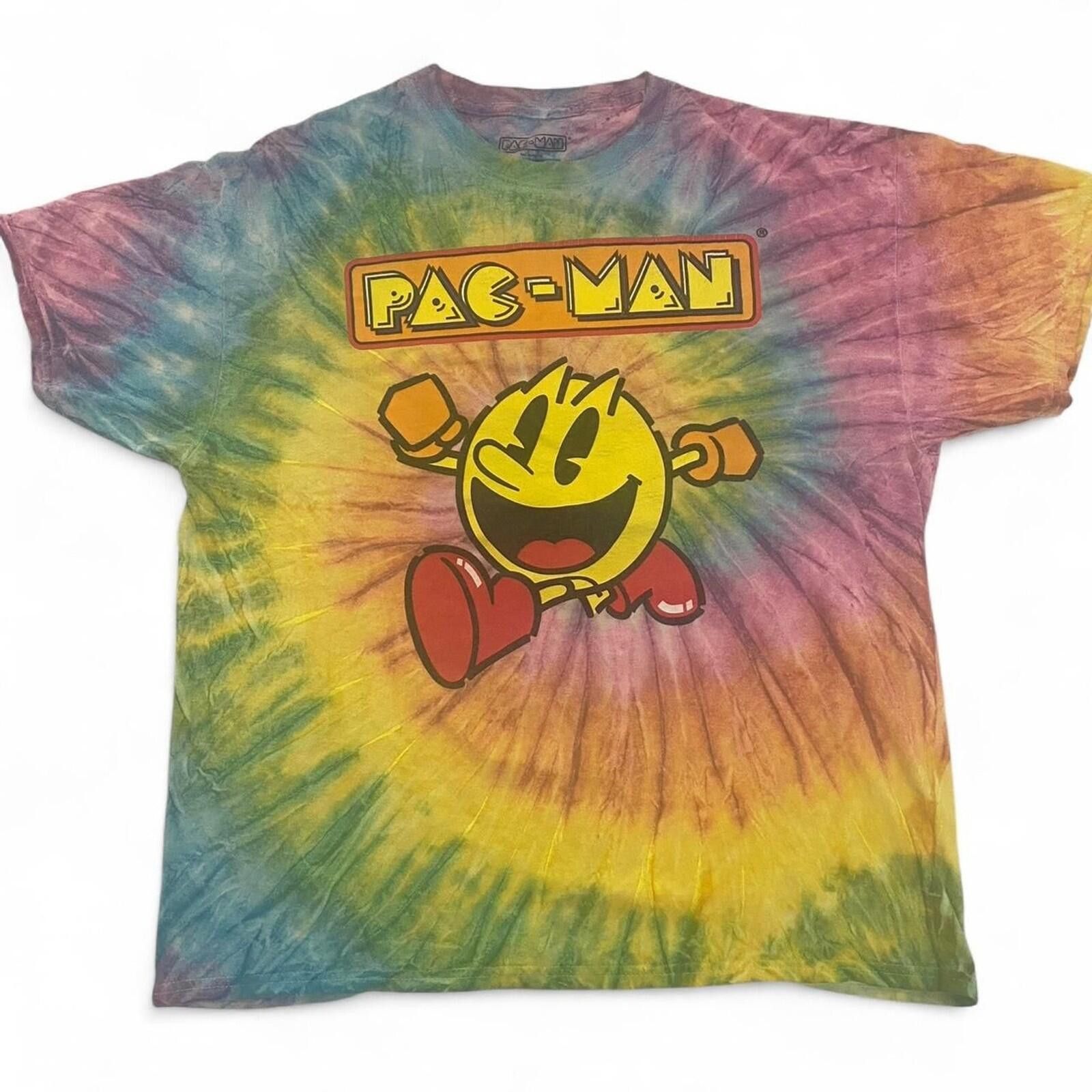 Other Running PAC-MAN Tie Dye Men's Multi Colored T-Shirt Size L Size US L / EU 52-54 / 3 - 1 Thumbnail