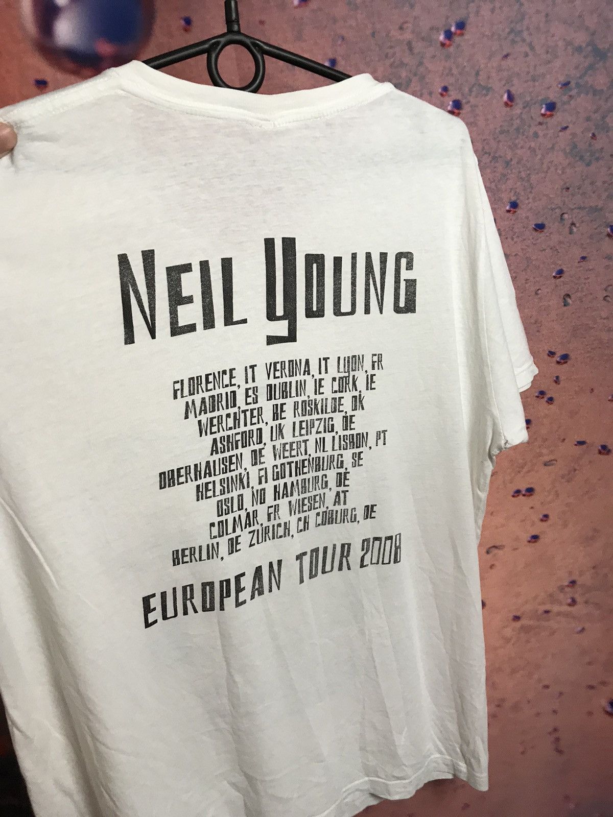 Band Tees Vintage Neil Young streetwear band rock tee Size US M / EU 48-50 / 2 - 4 Thumbnail