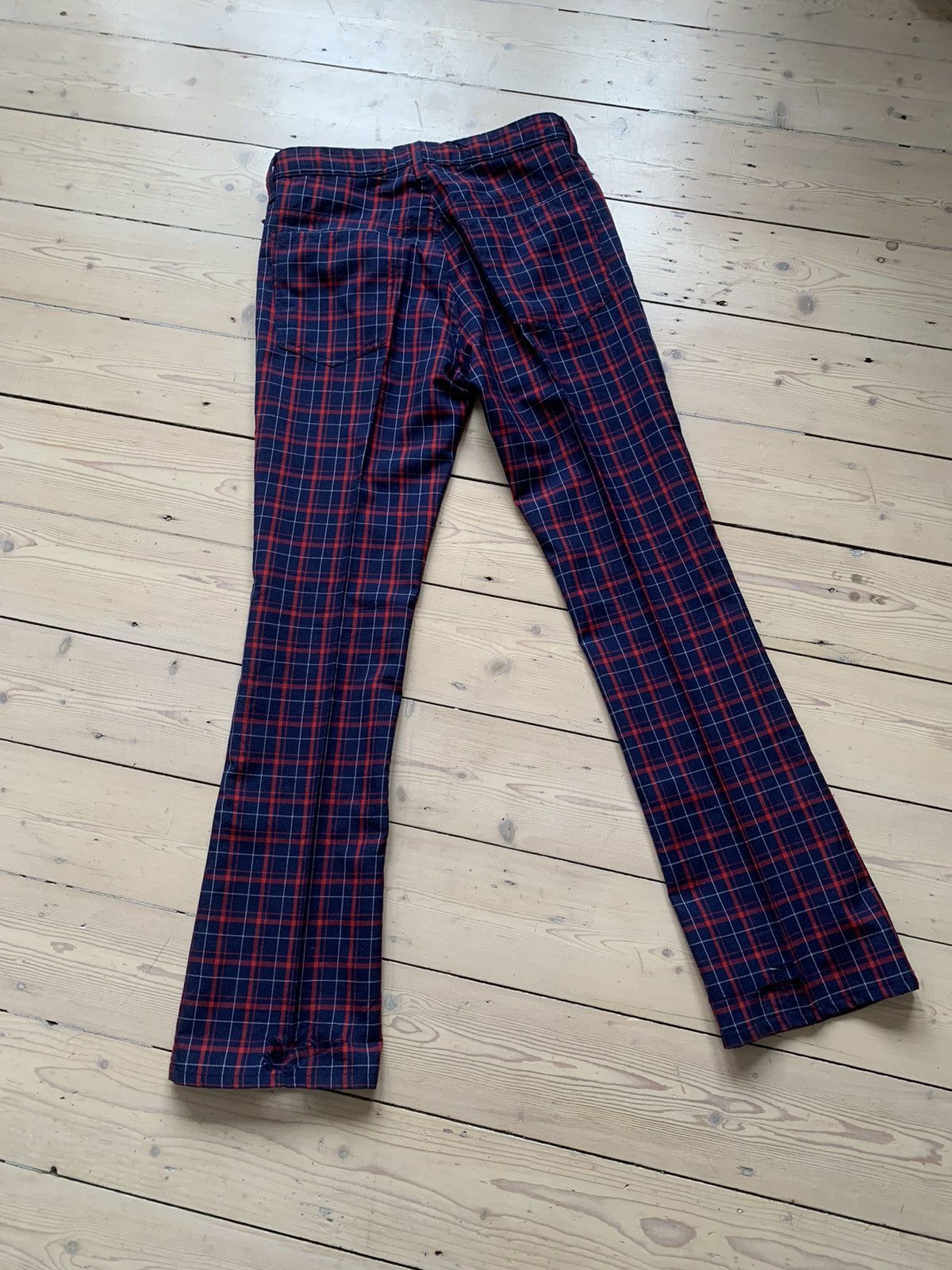 Comme des Garcons Junya Watanabe tartan wool trousers S/S 2003 mohair punk Size US 32 / EU 48 - 6 Thumbnail