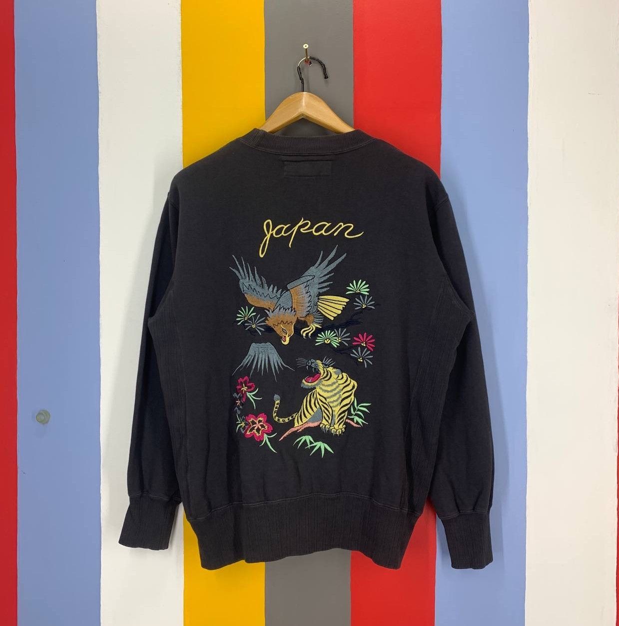Japanese Brand MERRY GARDEN Sukajan Japan Sweatshirt #2321/02 Size US M / EU 48-50 / 2 - 1 Thumbnail