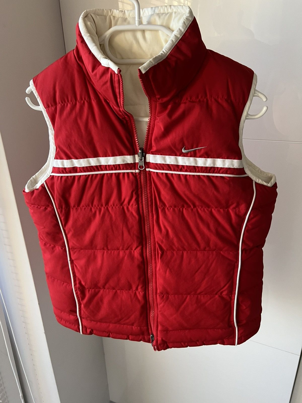 Vintage ‼️Vintage Embroidered Swoosh Logo Insulated Reversible Vest‼️ Size S / US 4 / IT 40 - 5 Thumbnail