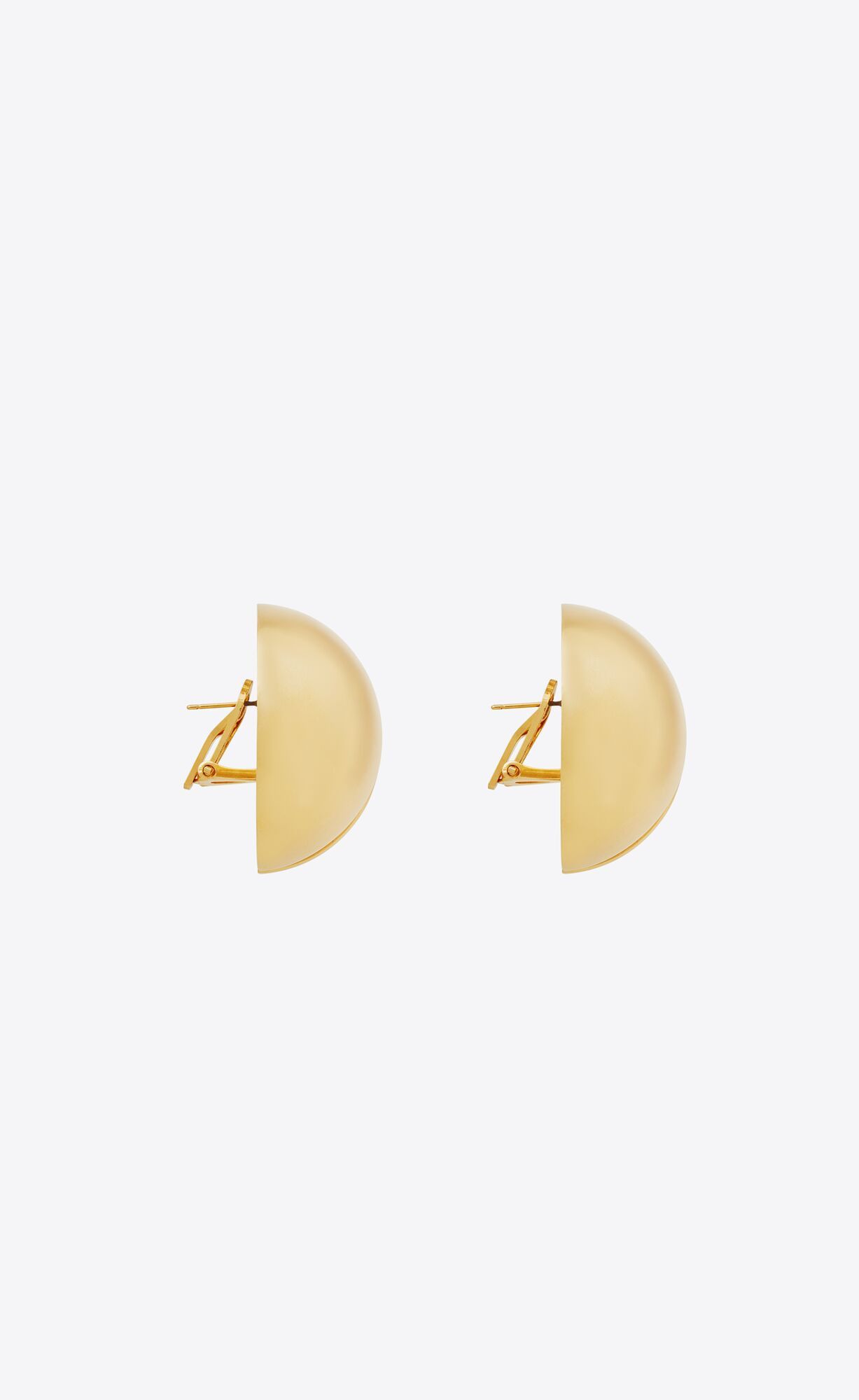 Saint Laurent Paris o1b1hav111124 Size: OS / Ball Split Earrings Metal in Gold Size ONE SIZE - 4 Thumbnail
