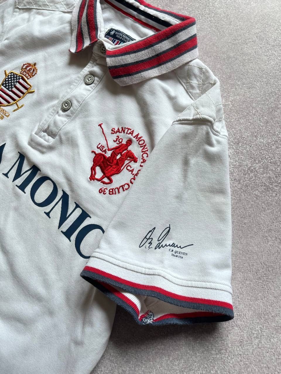 Vintage Vintage Polo Santa Monica Club Shirt M Size US M / EU 48-50 / 2 - 7 Thumbnail