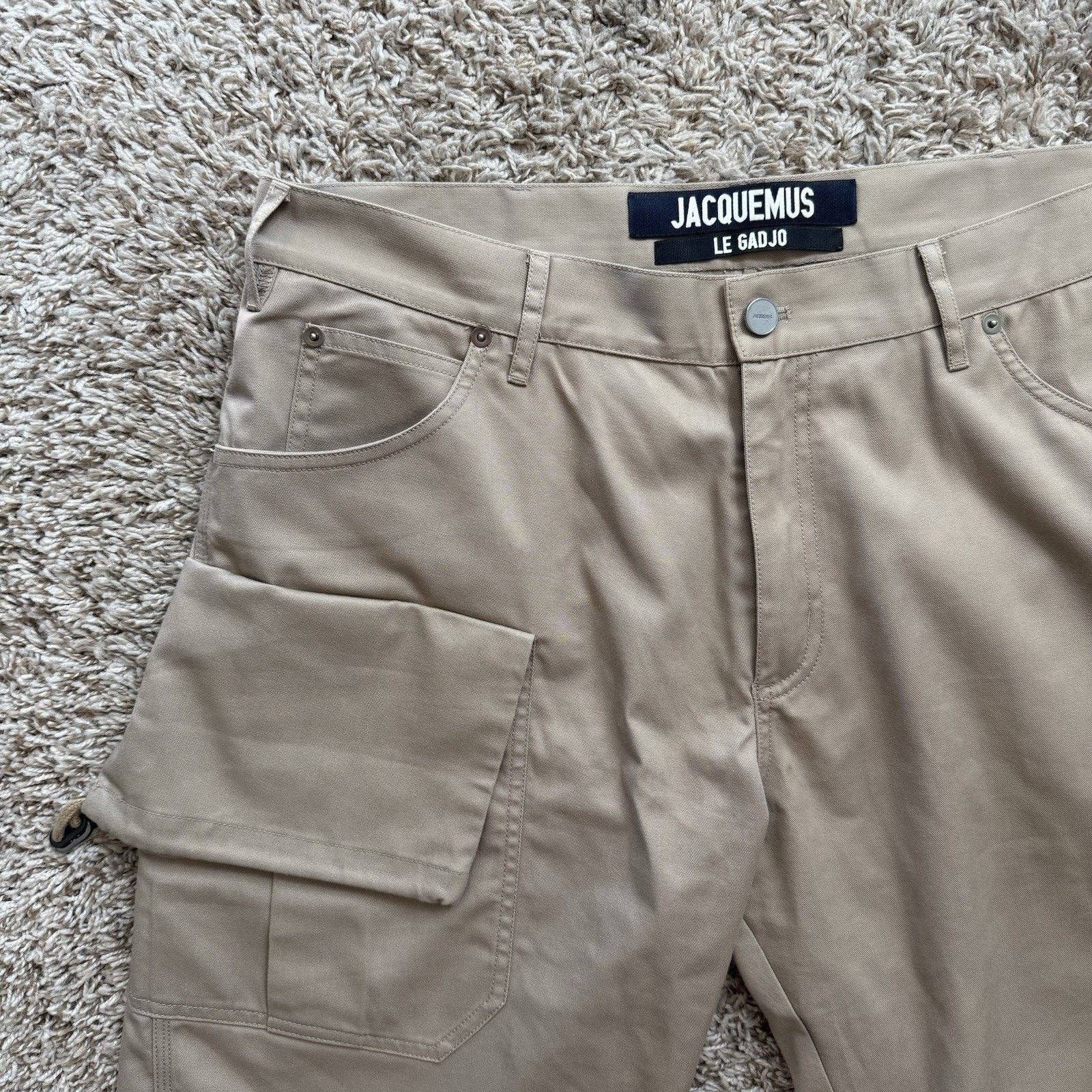 Jacquemus Jacquemus “Le Gadjo” Cargo Shorts Brown Tan Size 52 / 34” Size US 34 / EU 50 - 2 Thumbnail
