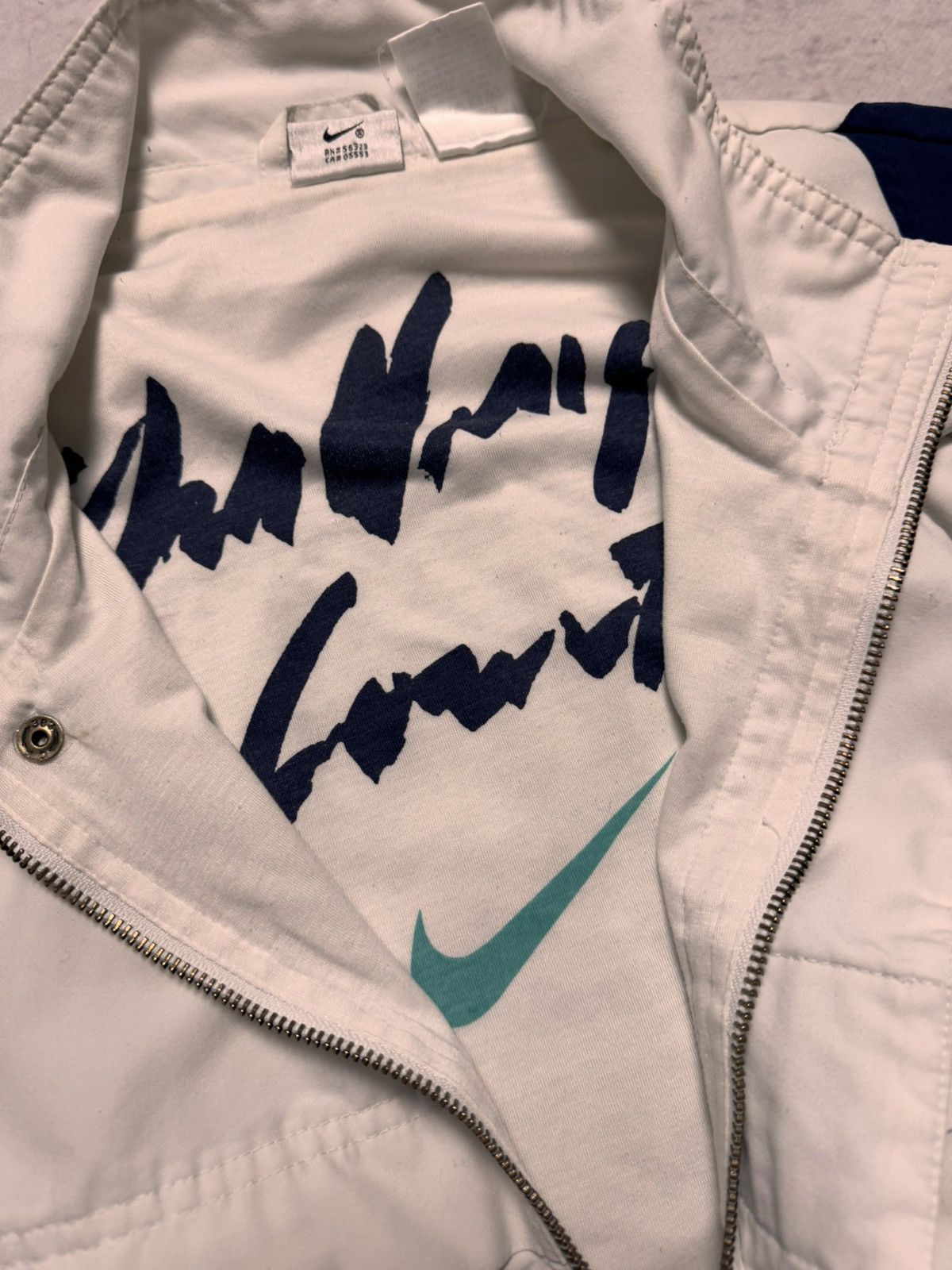 Nike × Nike ACG NIKE CHALLENGE COURT VINTAGE BASI LOGO OVERSIZE LIGHT JACKET Size US L / EU 52-54 / 3 - 7 Thumbnail