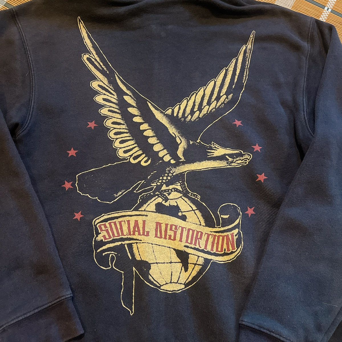 Band Tees × Vintage 🔥Rare🔥VTG90’s Social Distortion Hoodie🦅🌏 Size US S / EU 44-46 / 1 - 8 Thumbnail