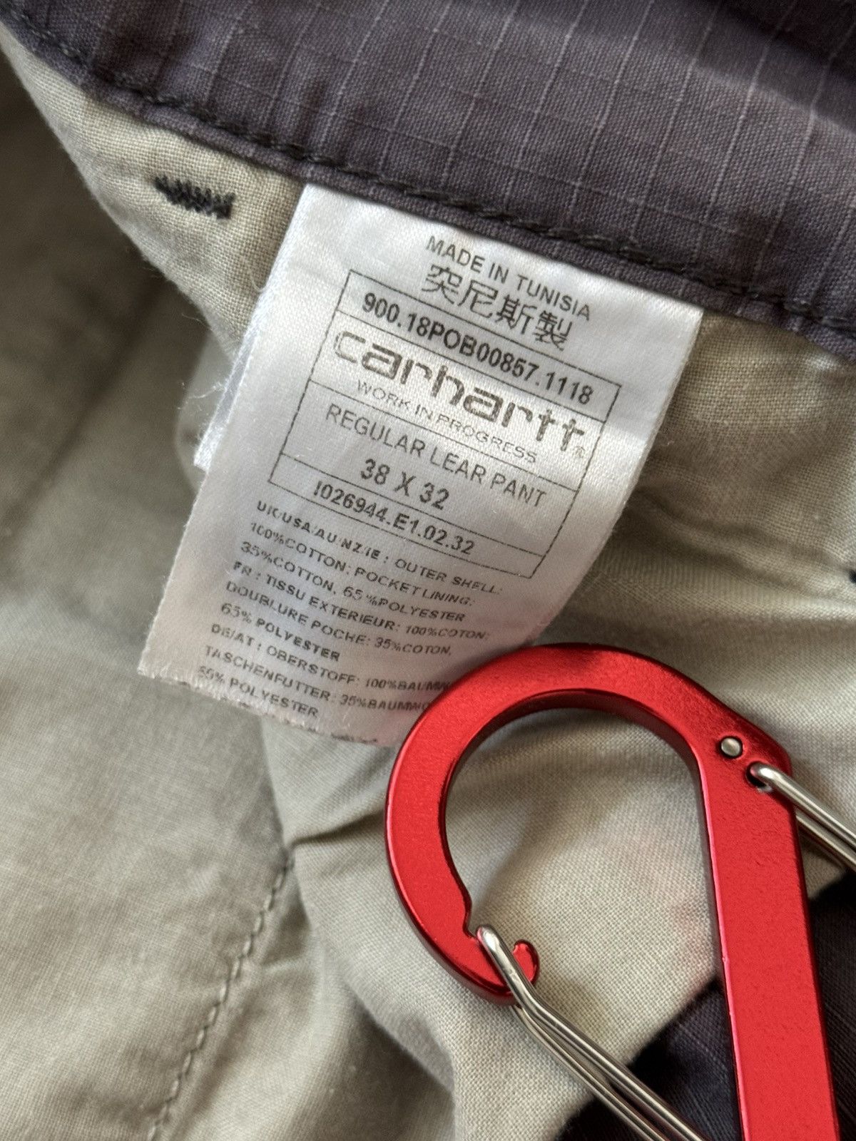 Carhartt Wip Carhartt WIP Aviation Regular Cargo Pants Gray Size US 38 / EU 54 - 8 Thumbnail