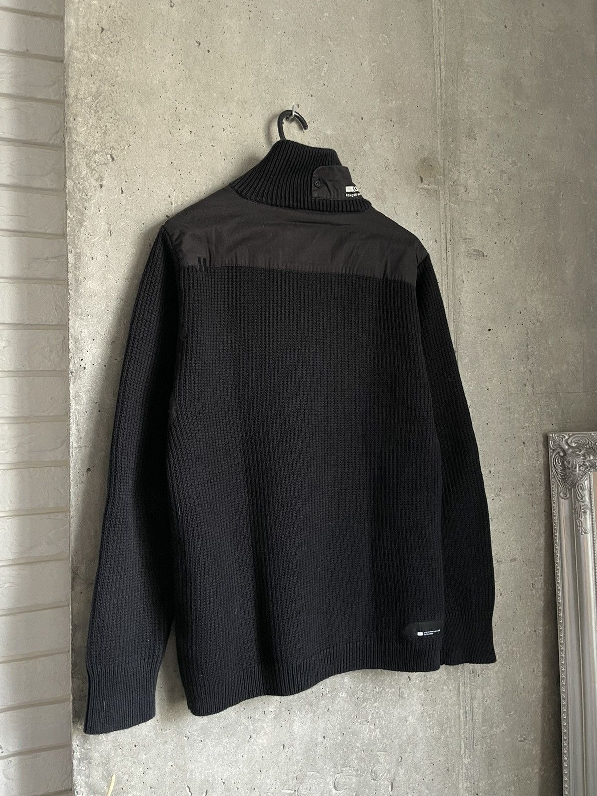 G-Star × Japanese Brand × Vintage Vintage G-Star Hard Turtleneck Heavy Zip Ribbed Knit Y2K Size US L / EU 52-54 / 3 - 7 Thumbnail