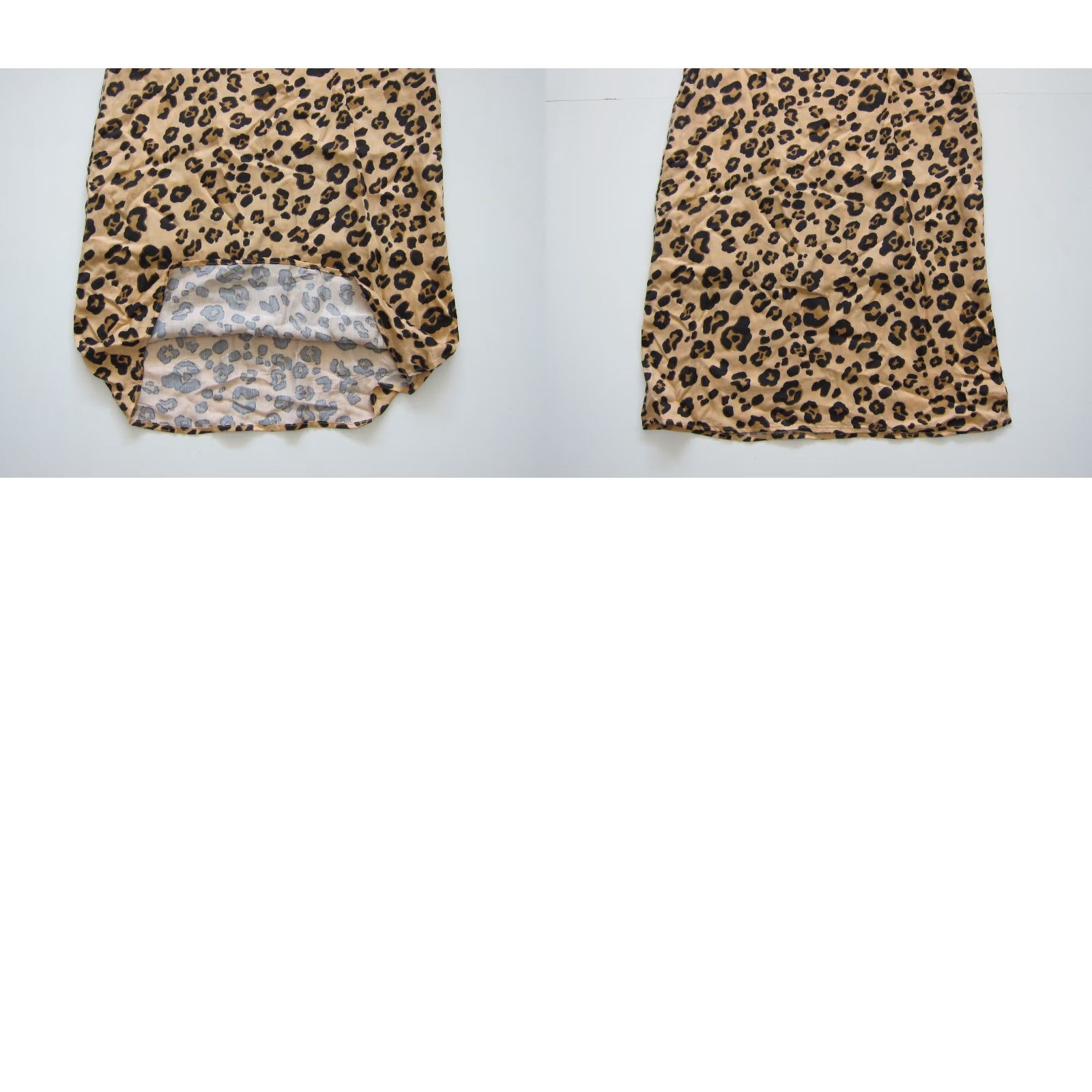 Vintage Stillwater Stillwater 100% Rayon Brown Leopard Print Pencil Straight Skirt XL Women Midi Zip Lined Size 40" / US 18 - 8 Thumbnail