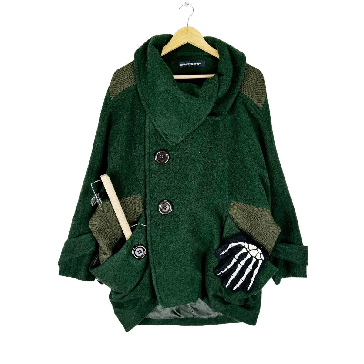 Issey Miyake ❄️MERCIBEAUCOUP ISSEY MIYAKE SHAWL COLLAR JACKET Size S / US 4 / IT 40 - 1 Thumbnail