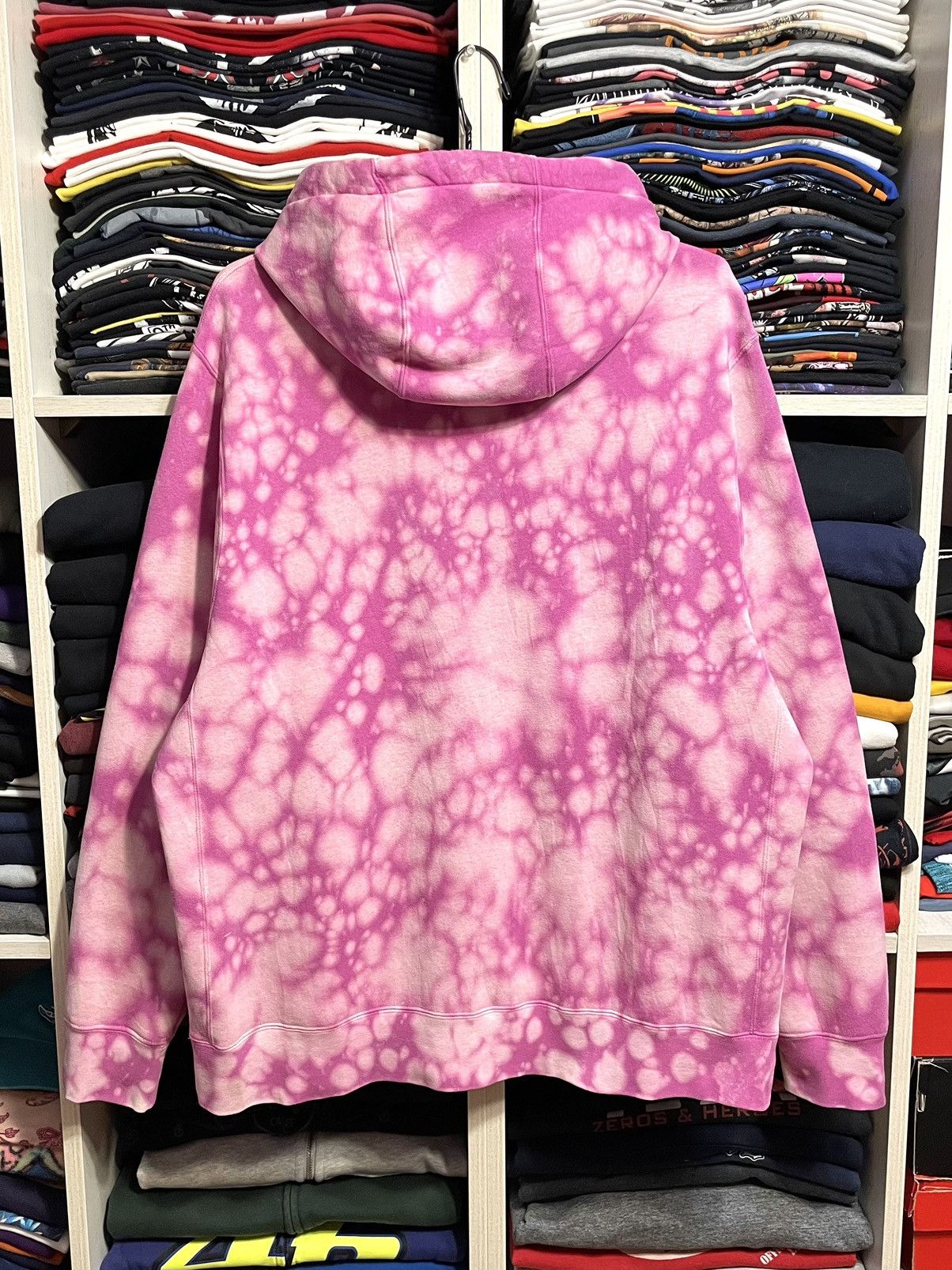 Nike Nike EYBL Tie Dye Basketball NBA Zip Hoodie Size XL Pink Size US XL / EU 56 / 4 - 13 Thumbnail