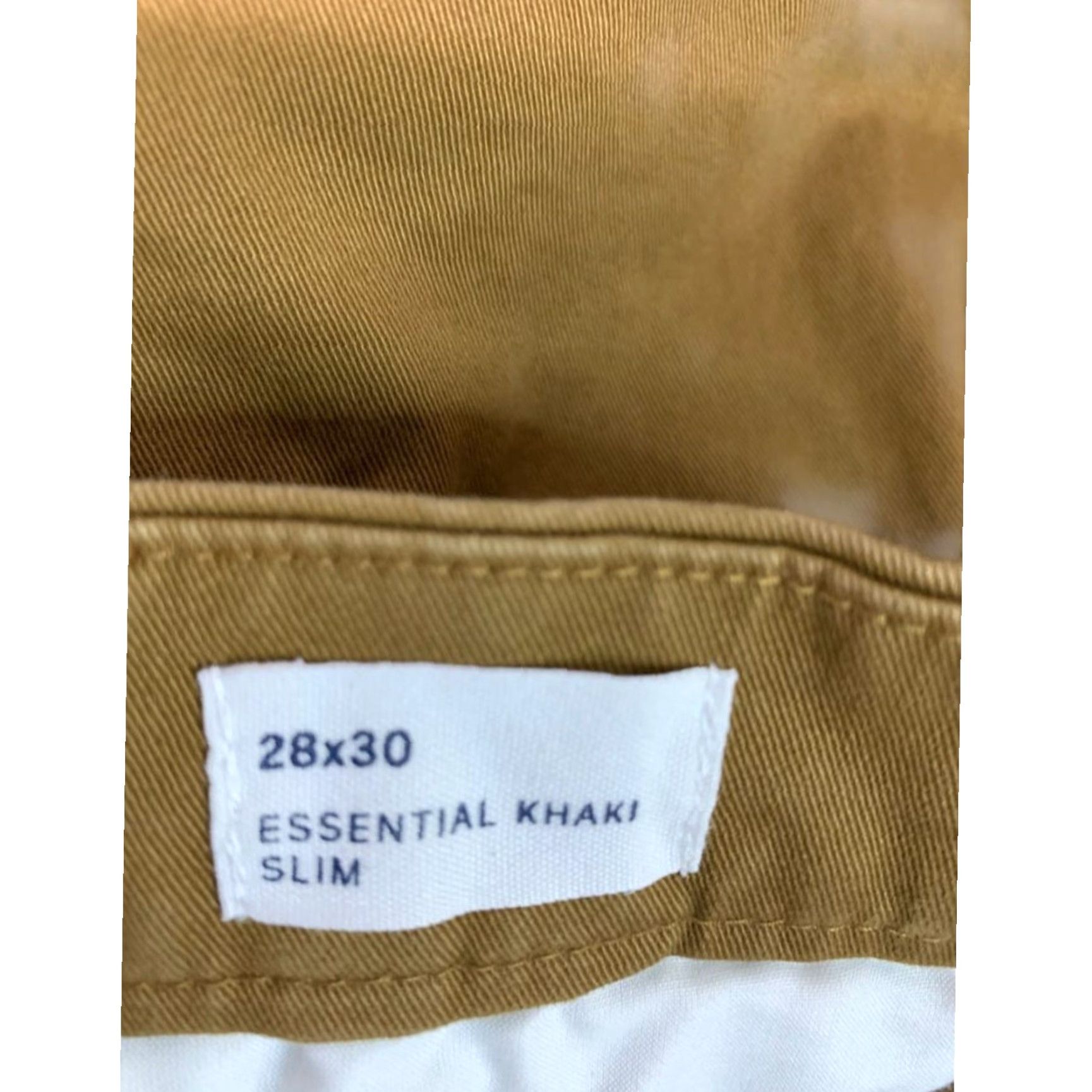 Gap Gap Mens Essential Khaki Slim Brown Pants 28 x 30 Size US 28 / EU 44 - 6 Thumbnail