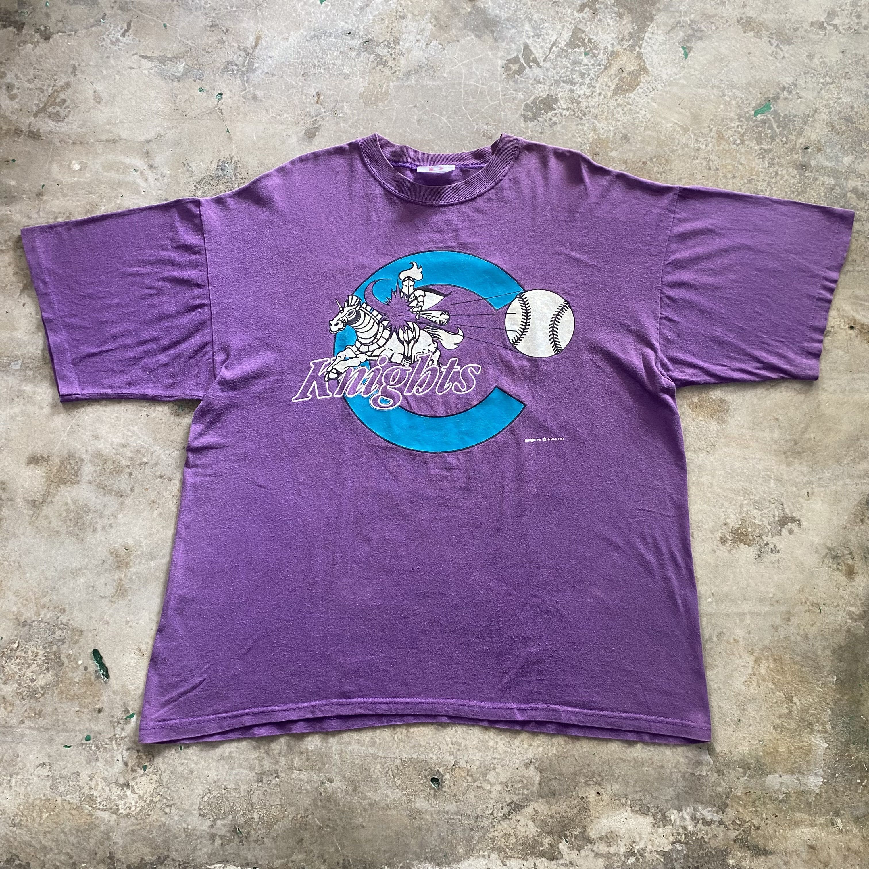 MLB × Vintage Vintage 90s Knights T Shirt TS012 Size US XL / EU 56 / 4 - 1 Thumbnail