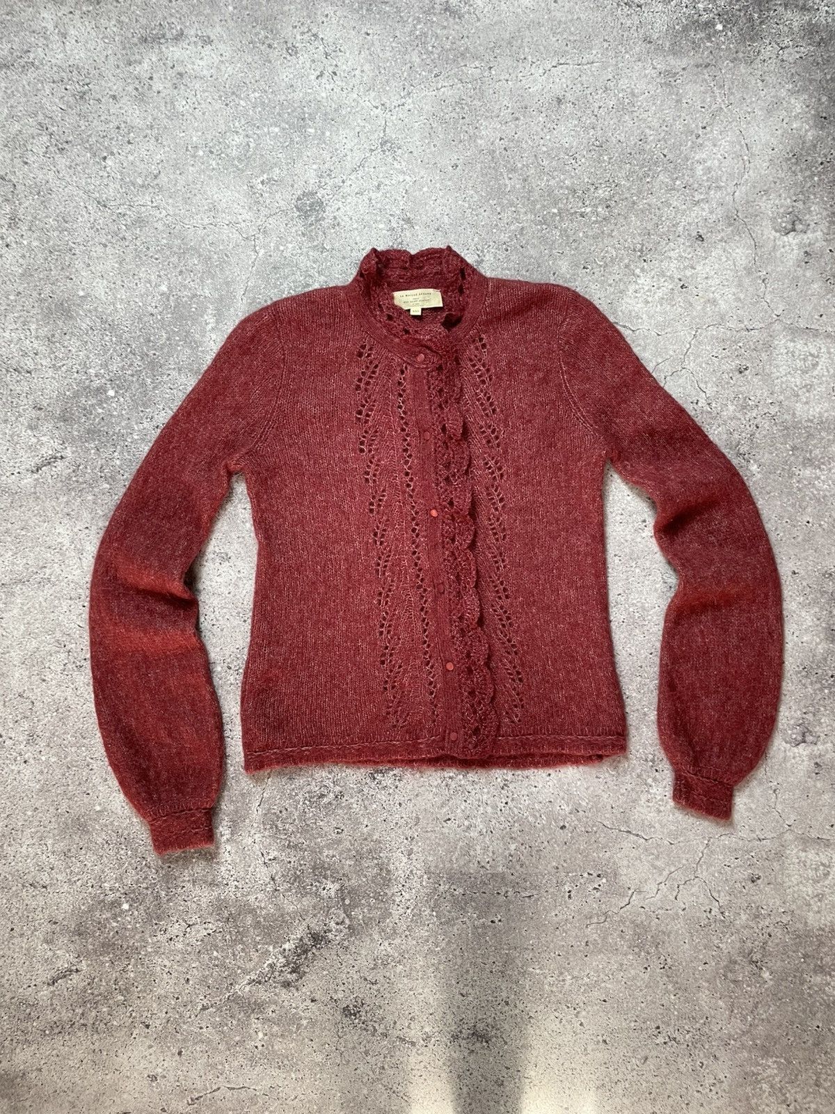 Sezane LA MAILLE SEZANE Angelo Cardigan Sweater Mohair Wool Preppy Size XXS / US 00 / IT 34 - 1 Thumbnail