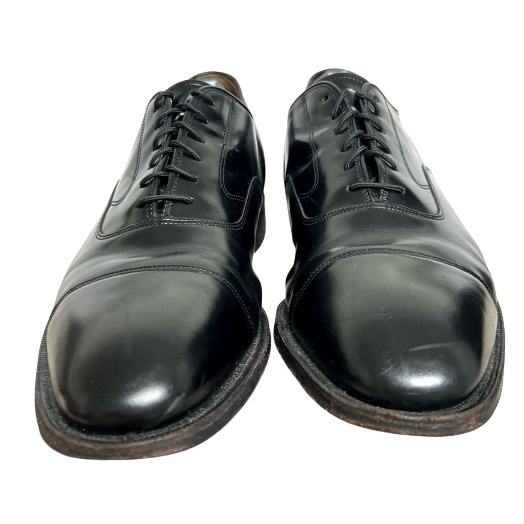 Johnston & Murphy Johnston & Murphy Mens Melton Oxford Cap Toe Shoes Black Size US 9 D Size ONE SIZE - 3 Thumbnail