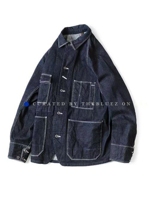 Kapital Kapital Workwear Four-Pocket Denim Jacket Size US L / EU 52-54 / 3 - 1 Thumbnail