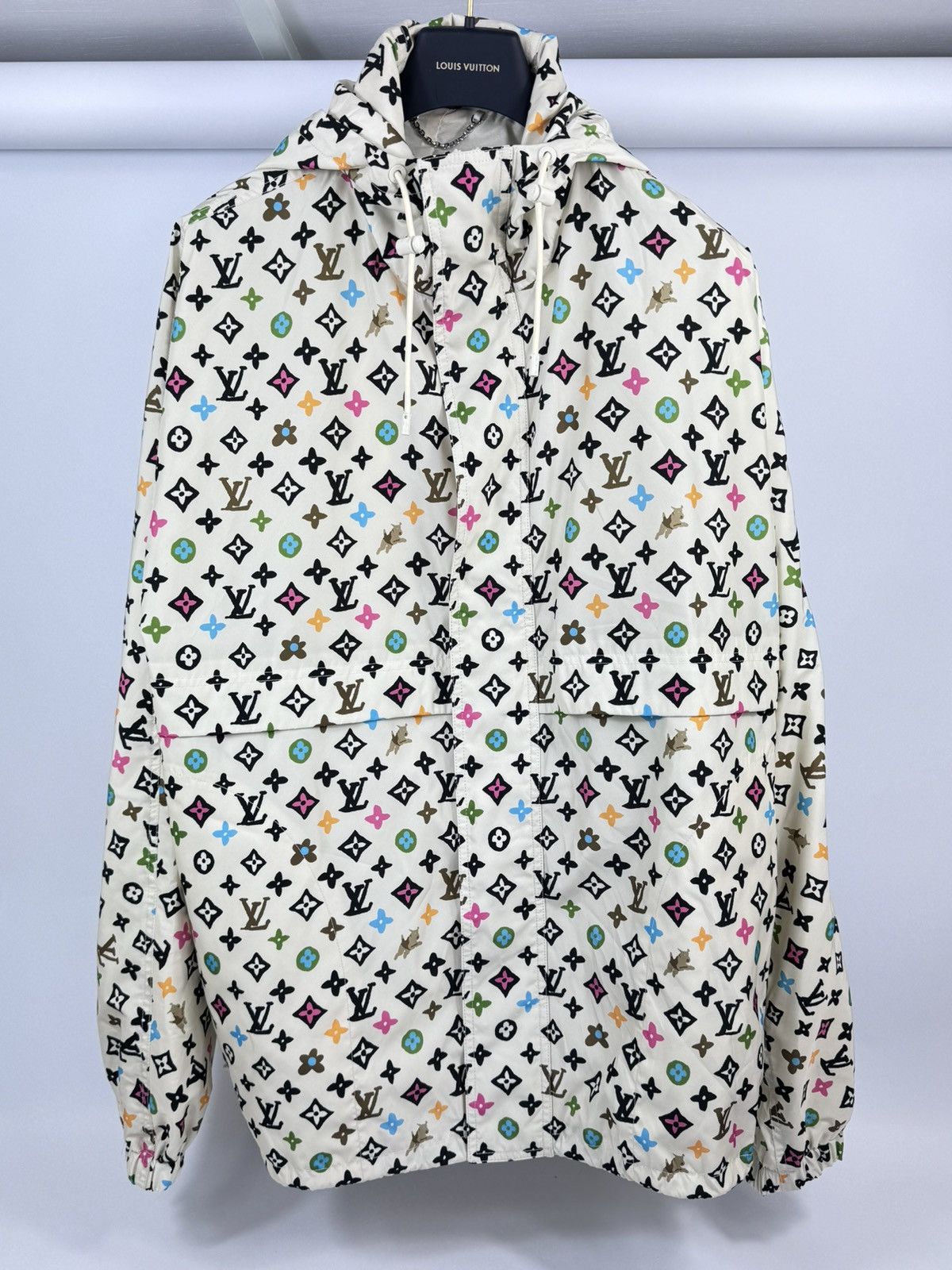 Louis Vuitton × Tyler The Creator MONOGRAM PRINT WINDBREAKER JACKET Size US XXL / EU 58 / 5 - 2 Thumbnail