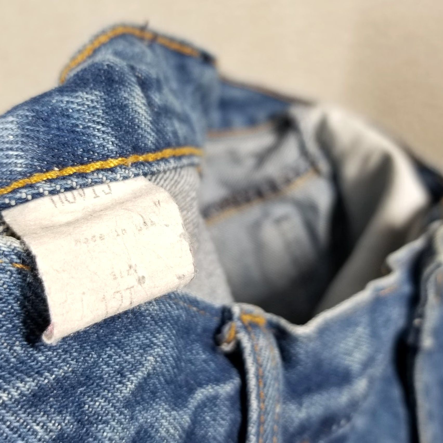 Vintage VINTAGE Heartland Jeans Mom Womens 31x34 Blue High Rise Tapered 5-Pocket Denim Cotton Size 24" / US 00 / IT 34 - 3 Thumbnail