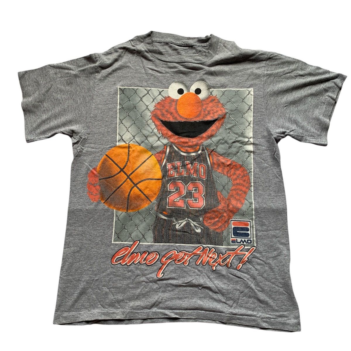 Other Vintage Elmo Ripoff Michael Jordan Shirt Size US XL / EU 56 / 4 - 1 Thumbnail