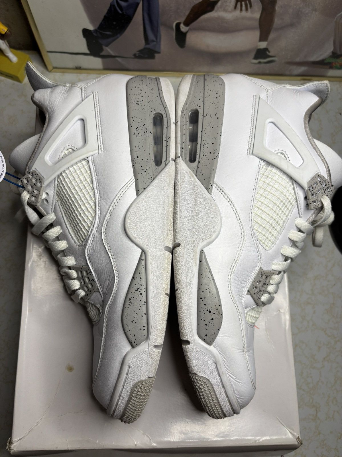 Jordan Brand Jordan Retro 4 ‘white oreo’ Size US 13 / EU 46 - 4 Thumbnail
