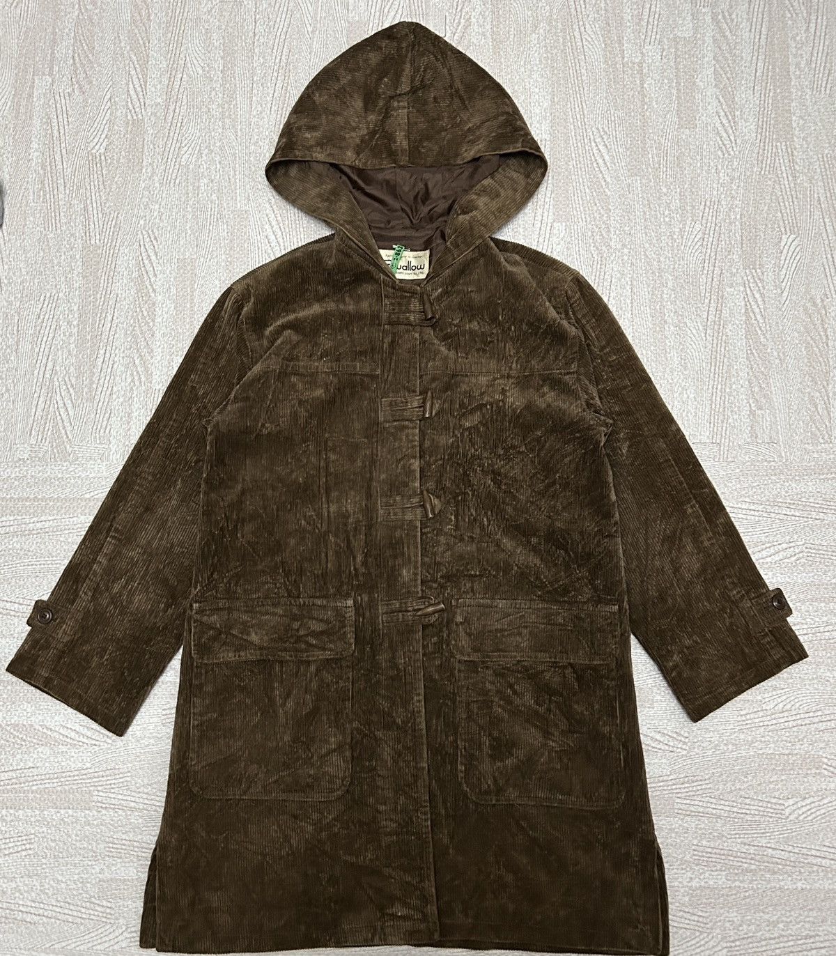 Designer × Japanese Brand Swallow Coats Brown Corduroy Jacket Size US XXS / EU 40 - 1 Thumbnail