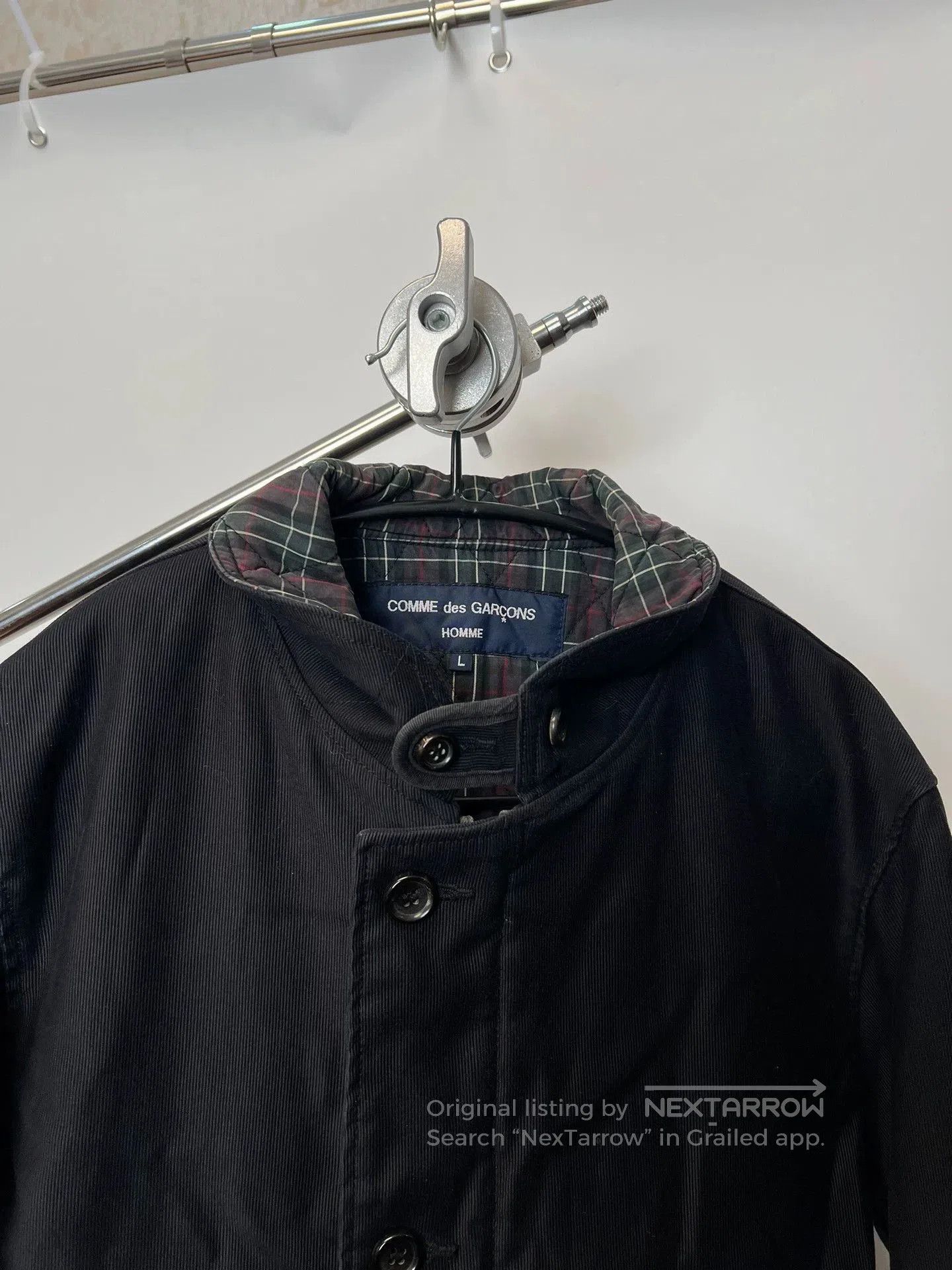 Comme des Garcons Black Light Jacket with Button Front and Pockets. Size US L / EU 52-54 / 3 - 3 Thumbnail