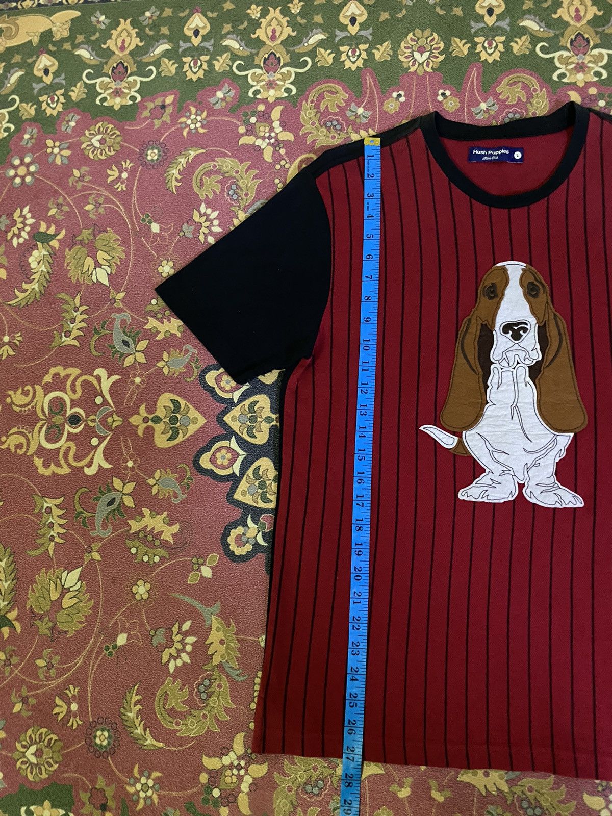 Hush Puppies × Japanese Brand Hush Puppies Big Logo Slim Fit T-Shirt Size US M / EU 48-50 / 2 - 10 Thumbnail