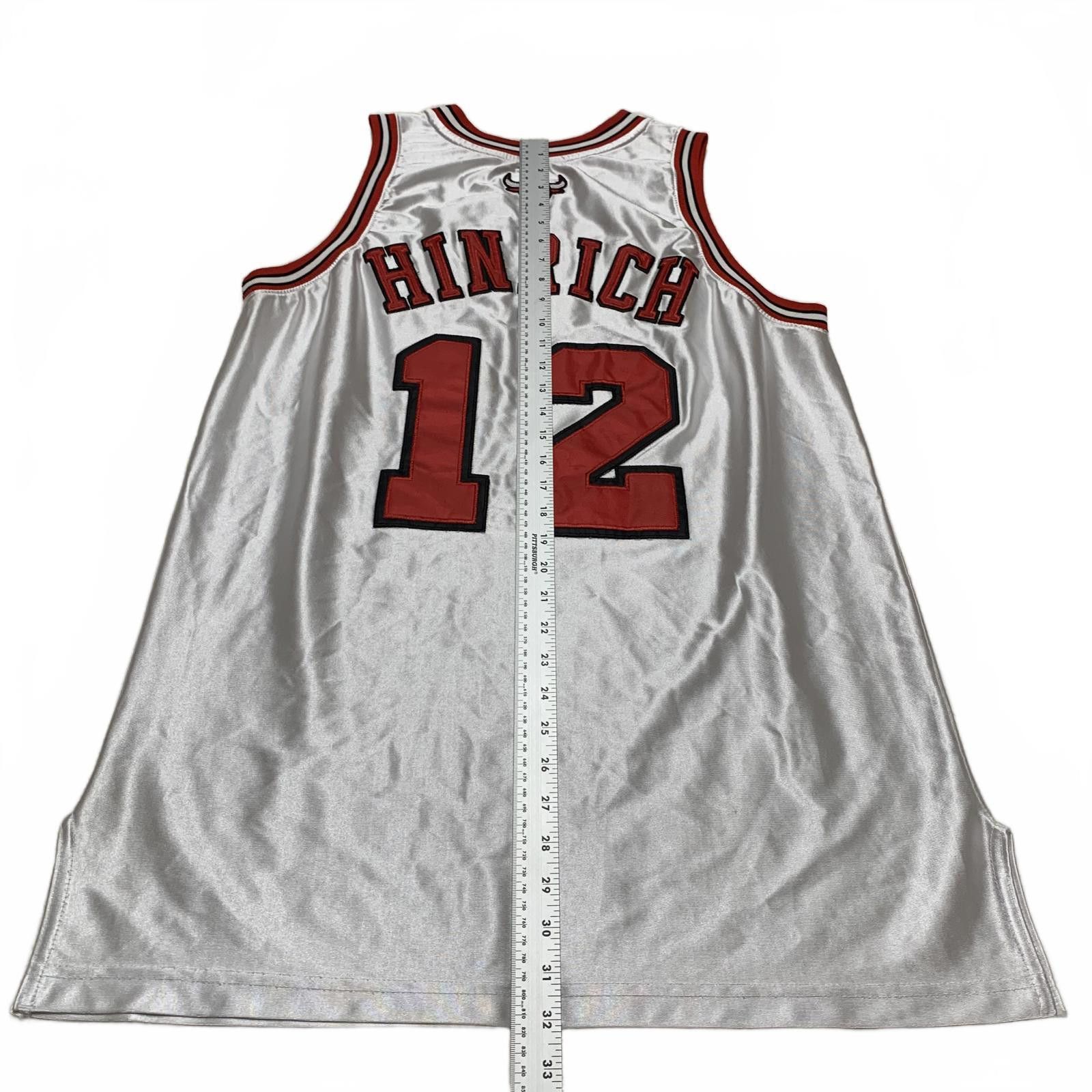 NBA Chicago Bulls #12 Kirk Hinrich Basketball Jersey White Red Size US M / EU 48-50 / 2 - 8 Thumbnail