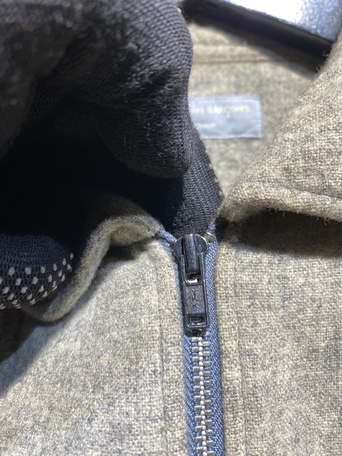Comme des Garcons Homme Comme des Garçons Homme Wool Zip Jacket – Vintage Japanese Size US S / EU 44-46 / 1 - 8 Thumbnail