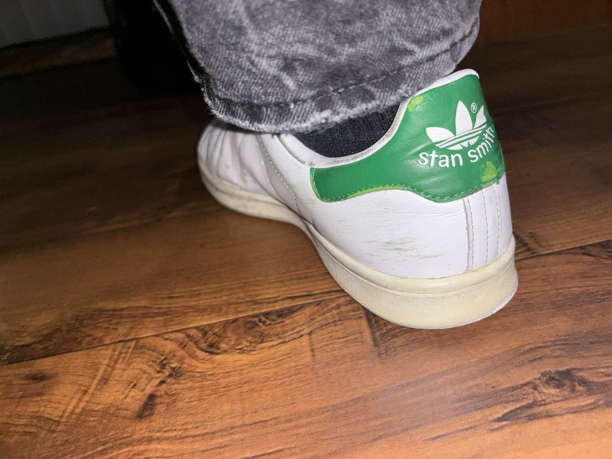 Adidas Adidas White Stan Smiths Leather Men’s Shoes Size 10.5 Used Size US 10.5 / EU 43-44 - 8 Thumbnail