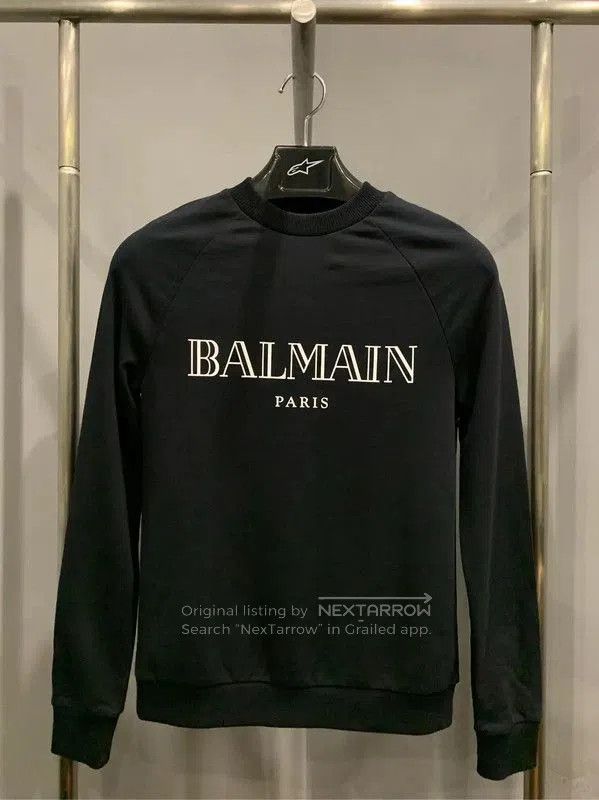 Balmain Balmain Black Wool Sweatshirt for Women . Size XS / US 0-2 / IT 36-38 - 1 Thumbnail